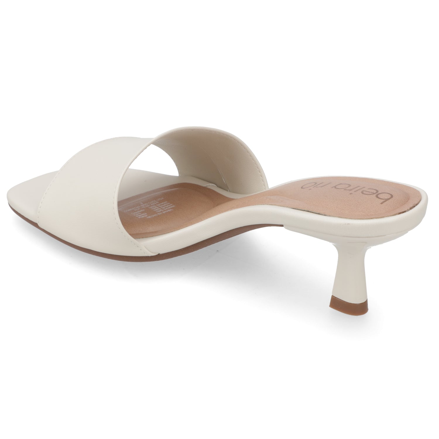 Sandalia Taco Aguja Bajo Blanco OFF Beira Rio 35 / Blanco OFF