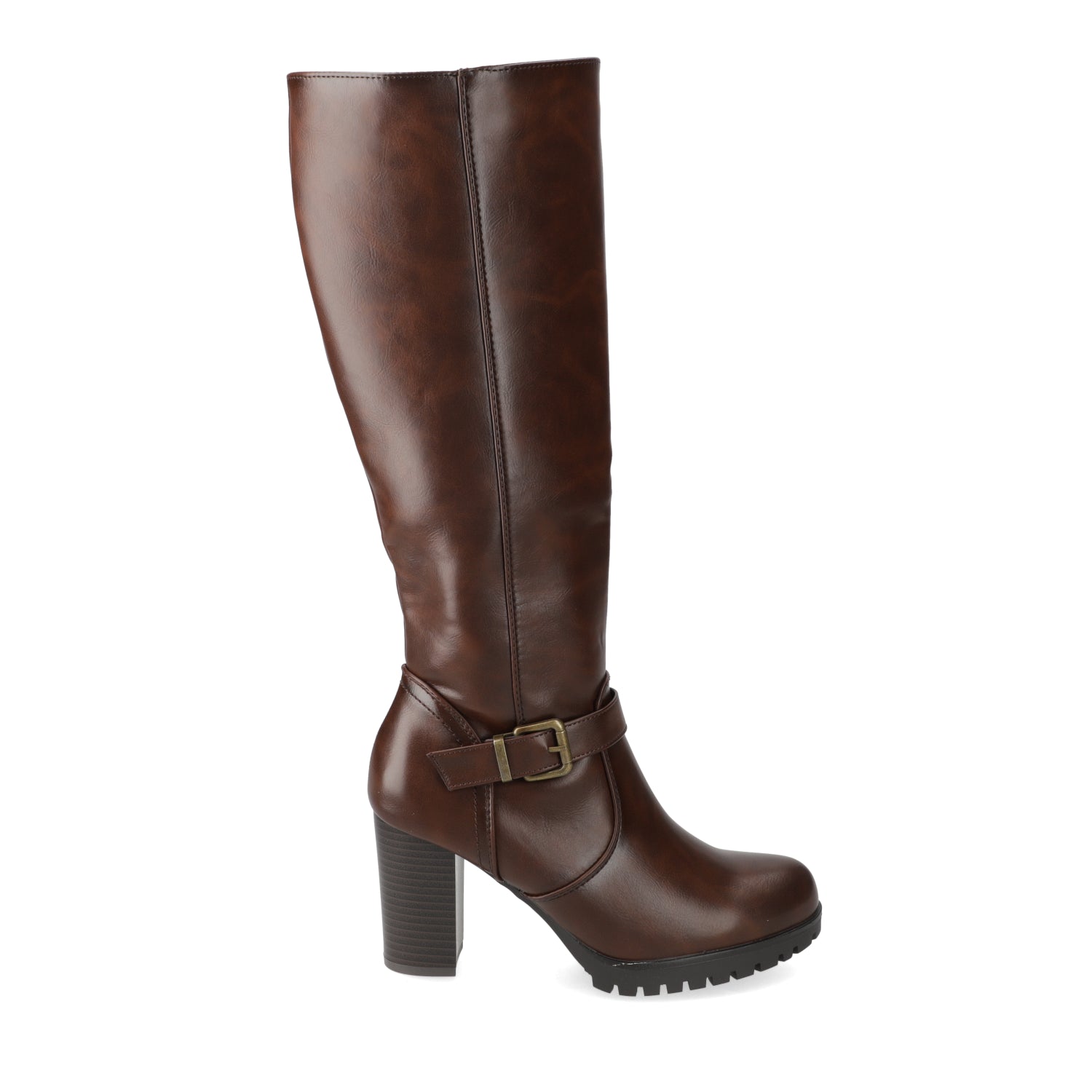 Bota Taco Ancho 10 cm Negro Agua de Coco 35 / Negro