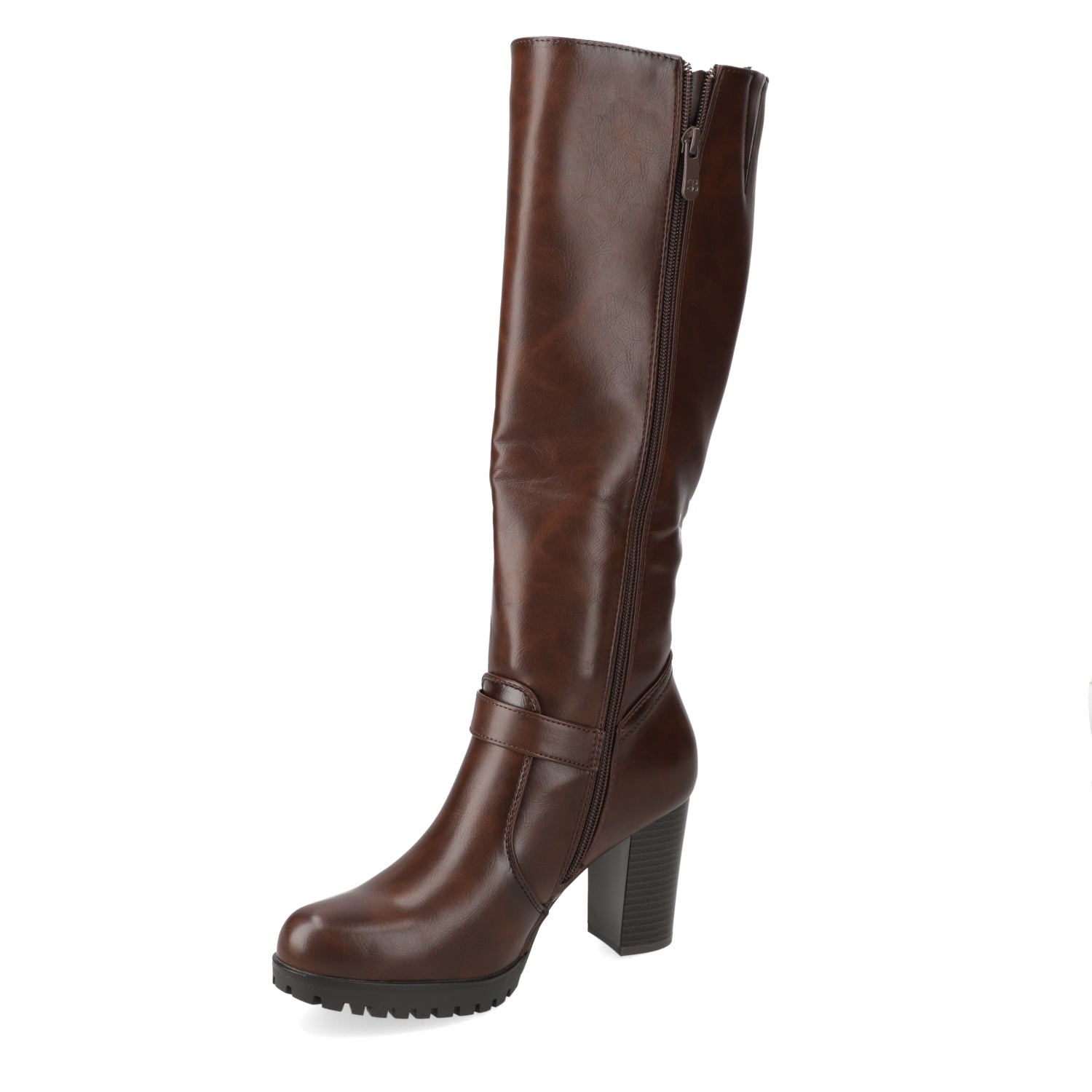 Bota Taco Ancho 10 cm Negro Agua de Coco 35 / Negro