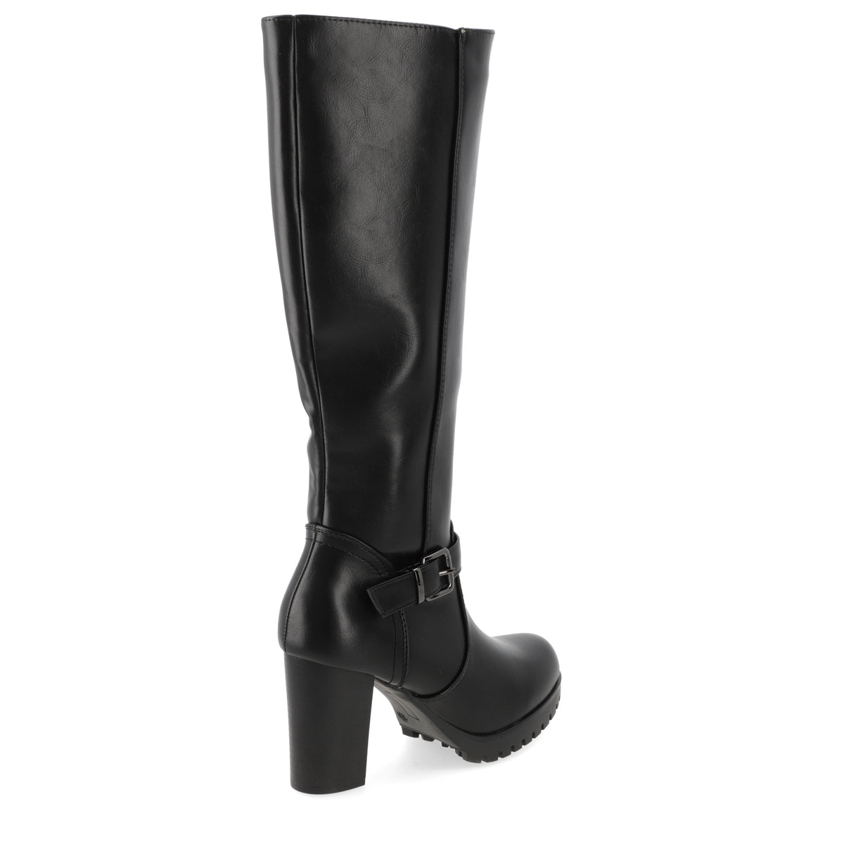 Bota Taco Ancho 10 cm Negro Agua de Coco 35 / Negro