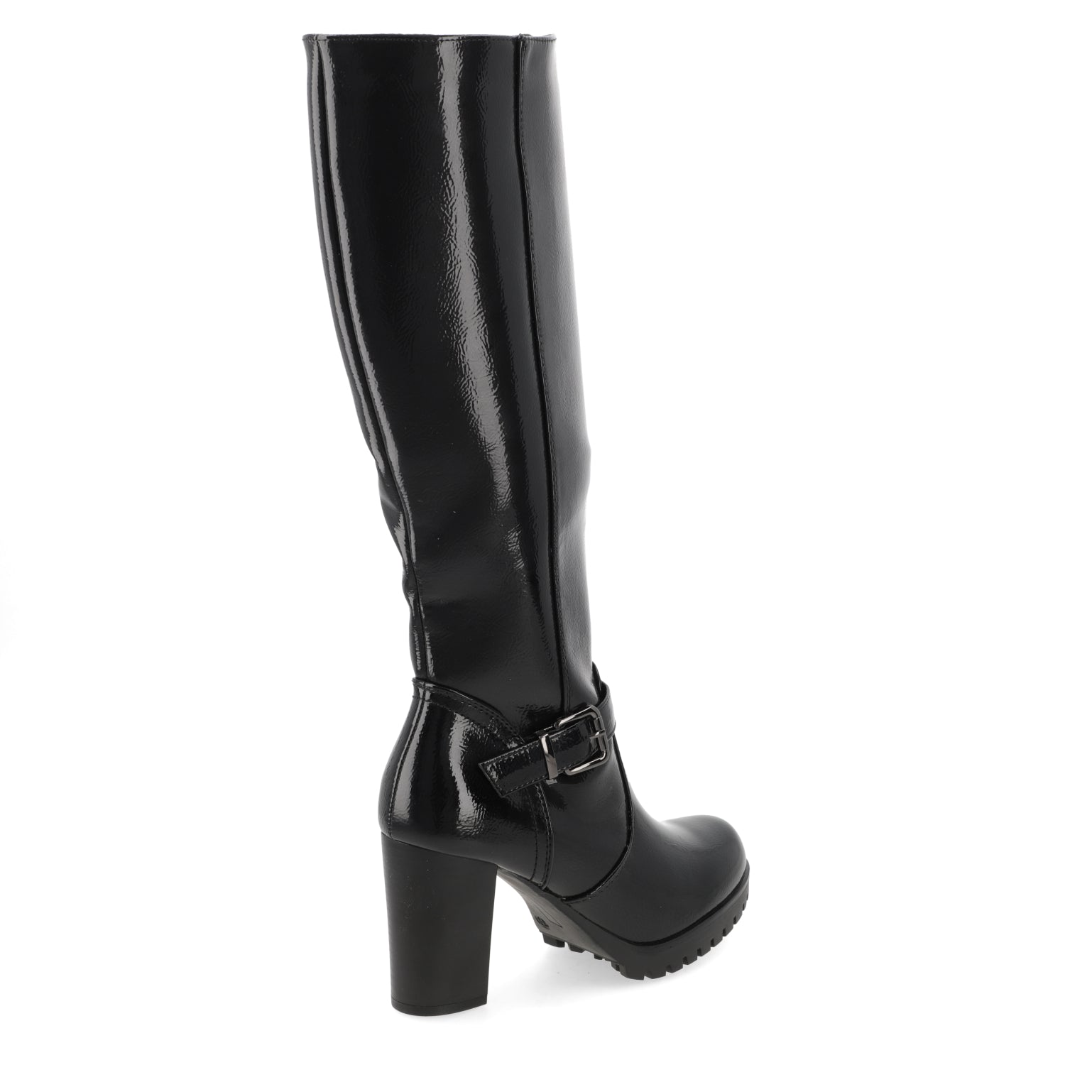 Bota Taco Ancho 10 cm Negro Agua de Coco 35 / Negro