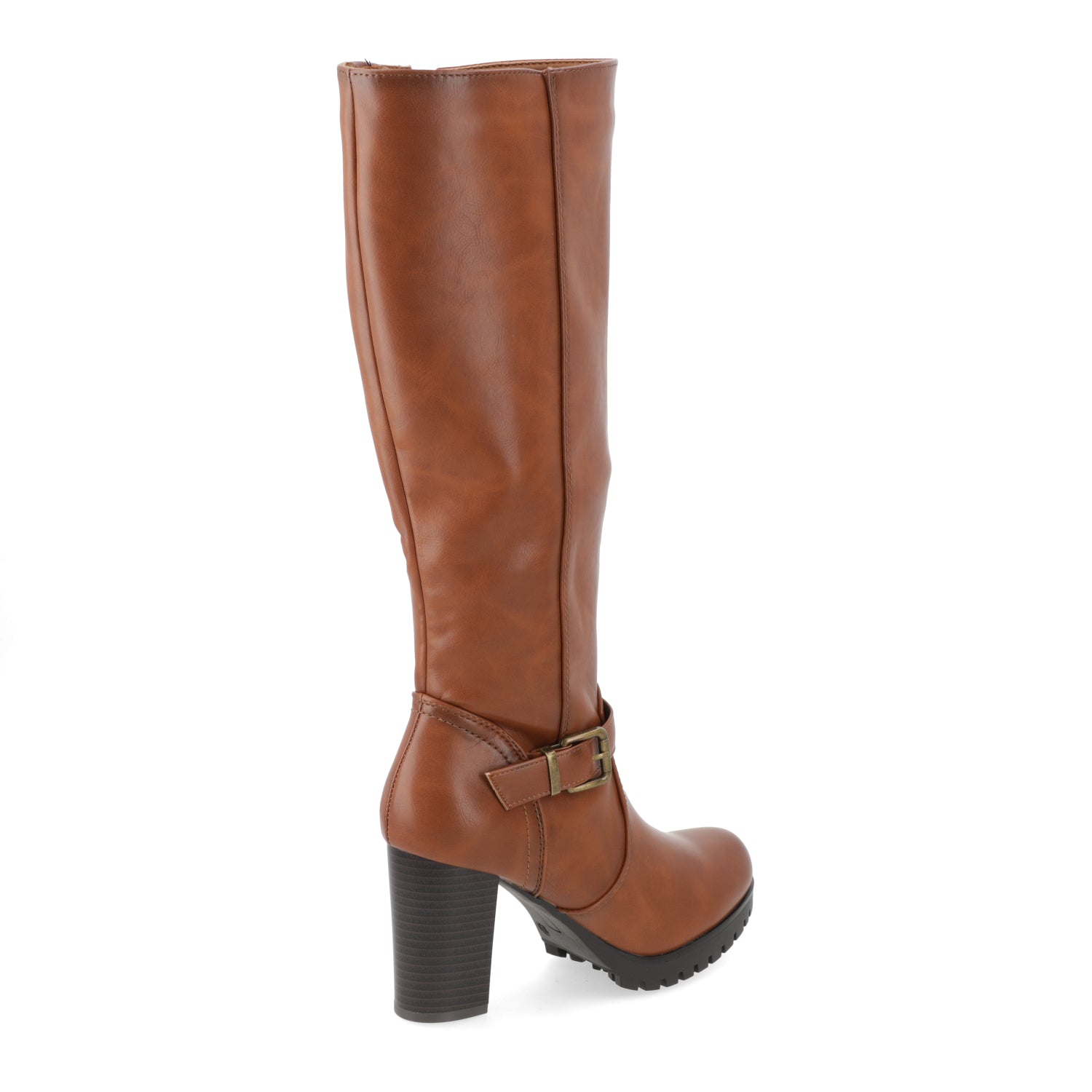 Bota Taco Ancho 10 cm Camel Agua de Coco 35 / Camel