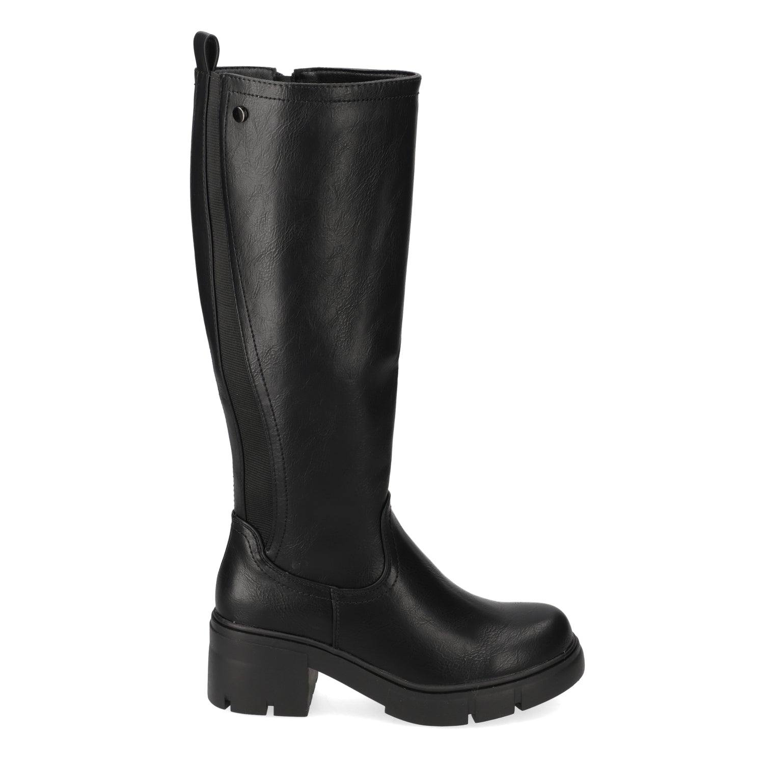 Bota Taco Ancho 5 cm Negro New Walk 35 / Negro