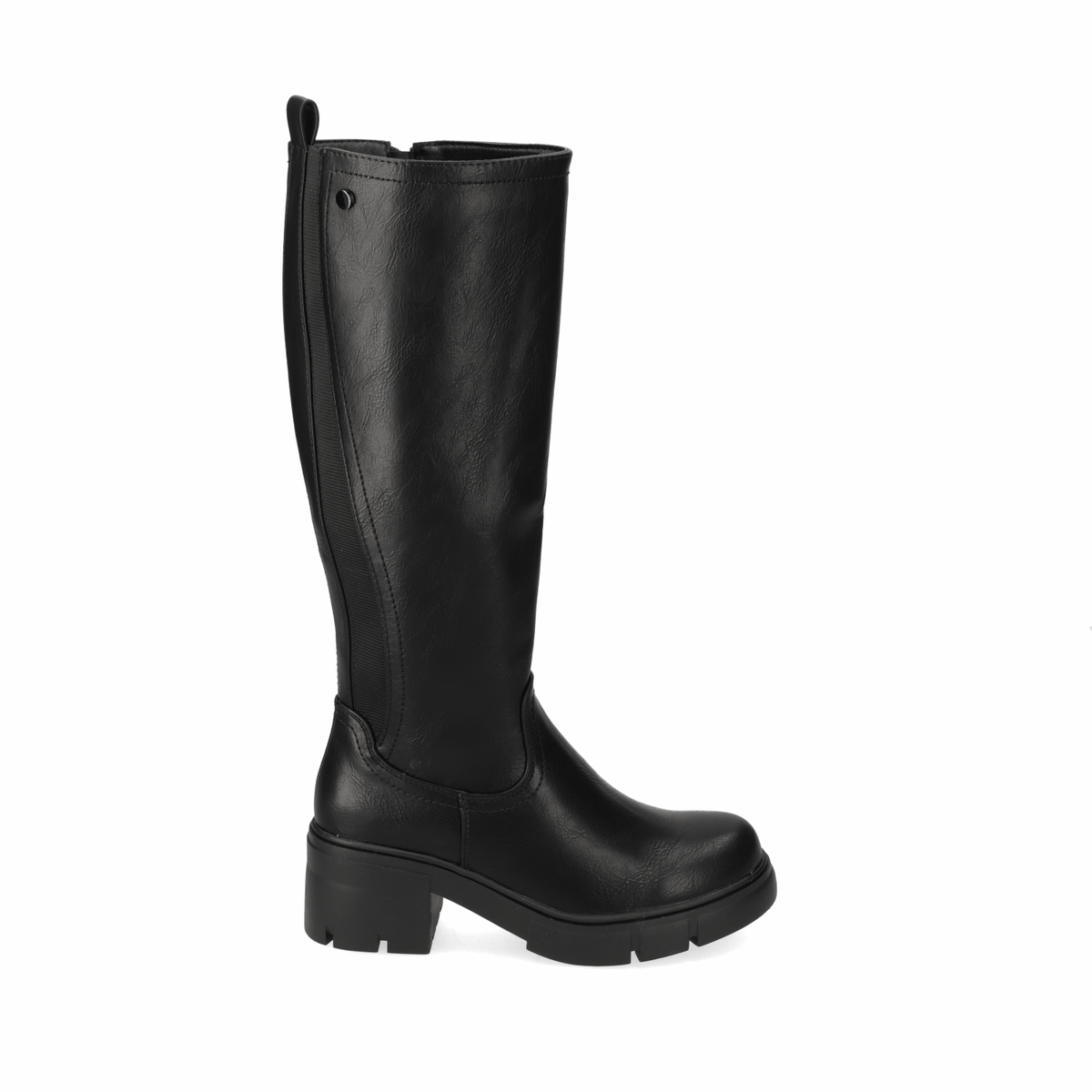 Bota Taco Ancho 5 cm Negro New Walk 35 / Negro