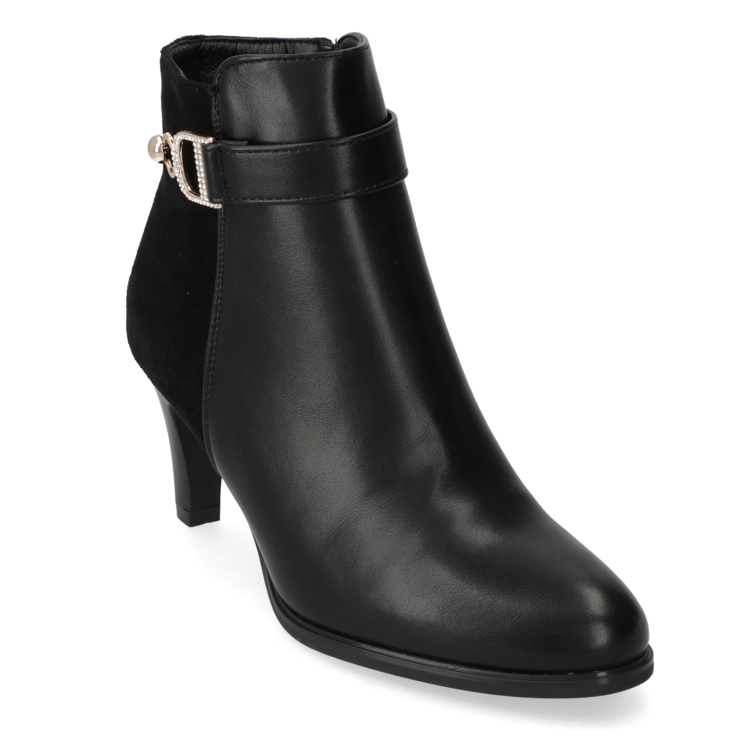 Botín Taco Aguja Negro Dorette 36 / Negro
