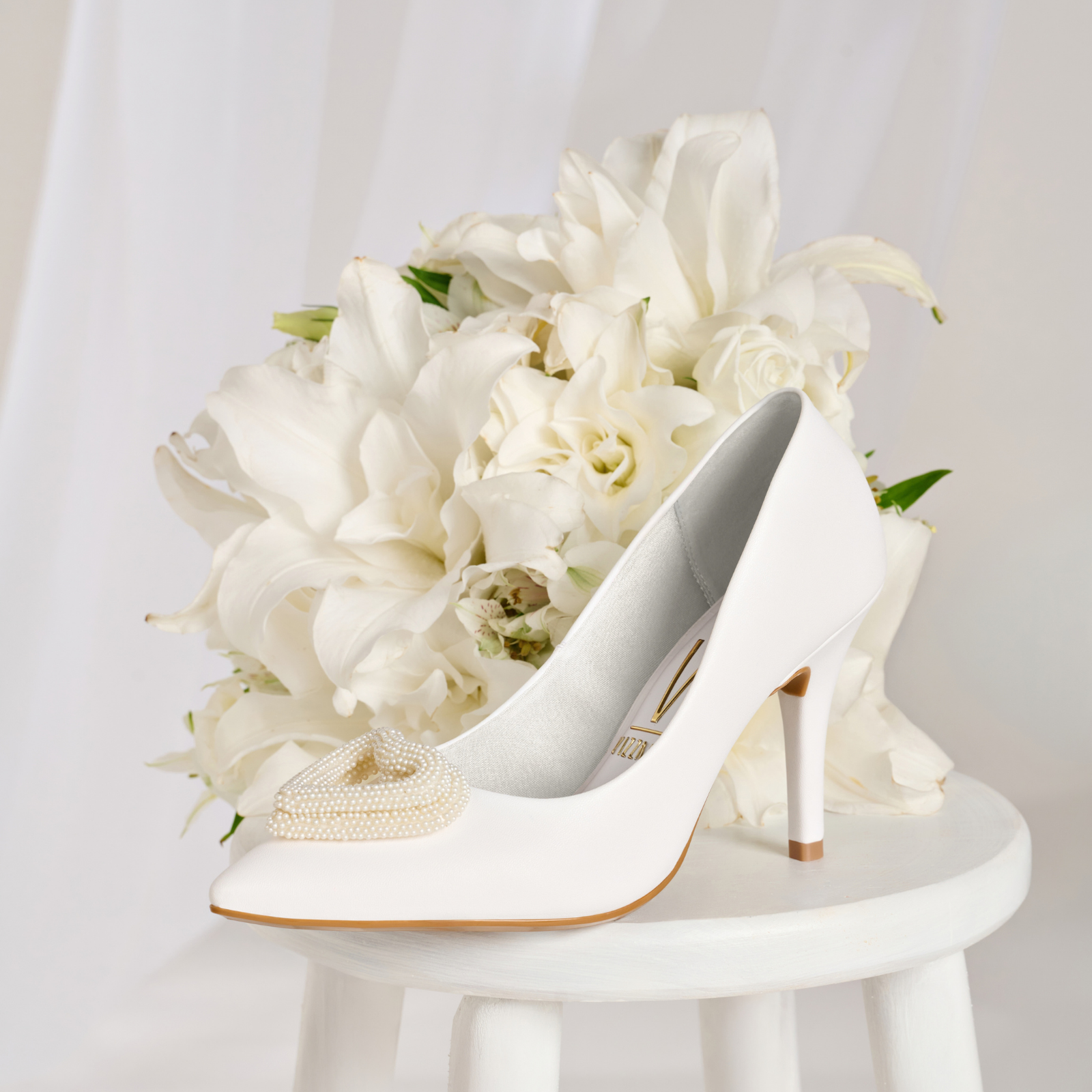 Stiletto de Novia Blanco Vizzano