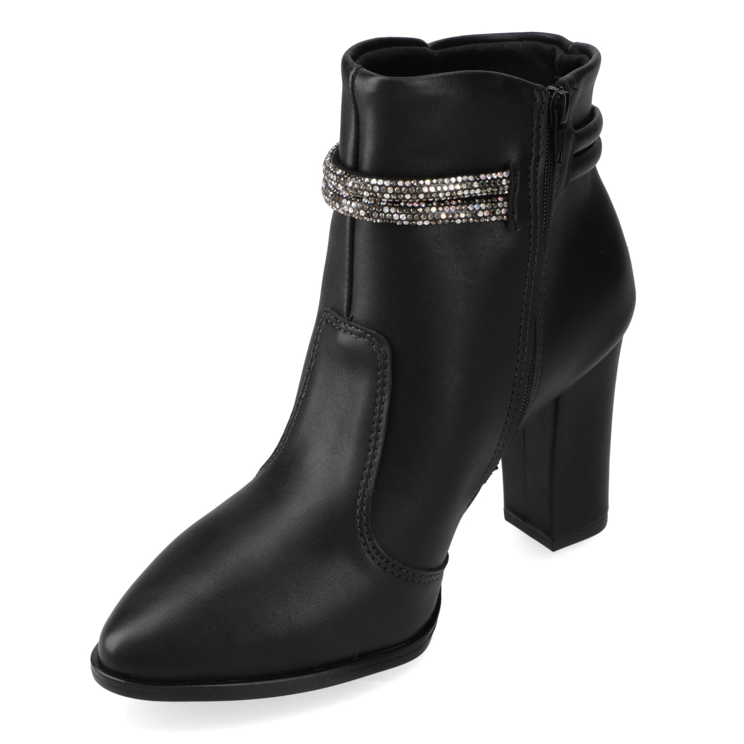 Botín Beira Rio EcoCuero Shine Negro 35 / Negro