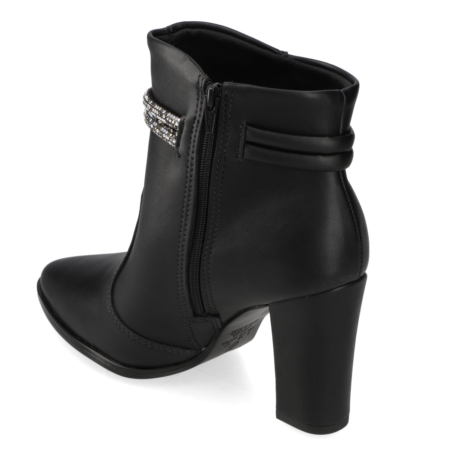 Botín Beira Rio EcoCuero Shine Negro 35 / Negro