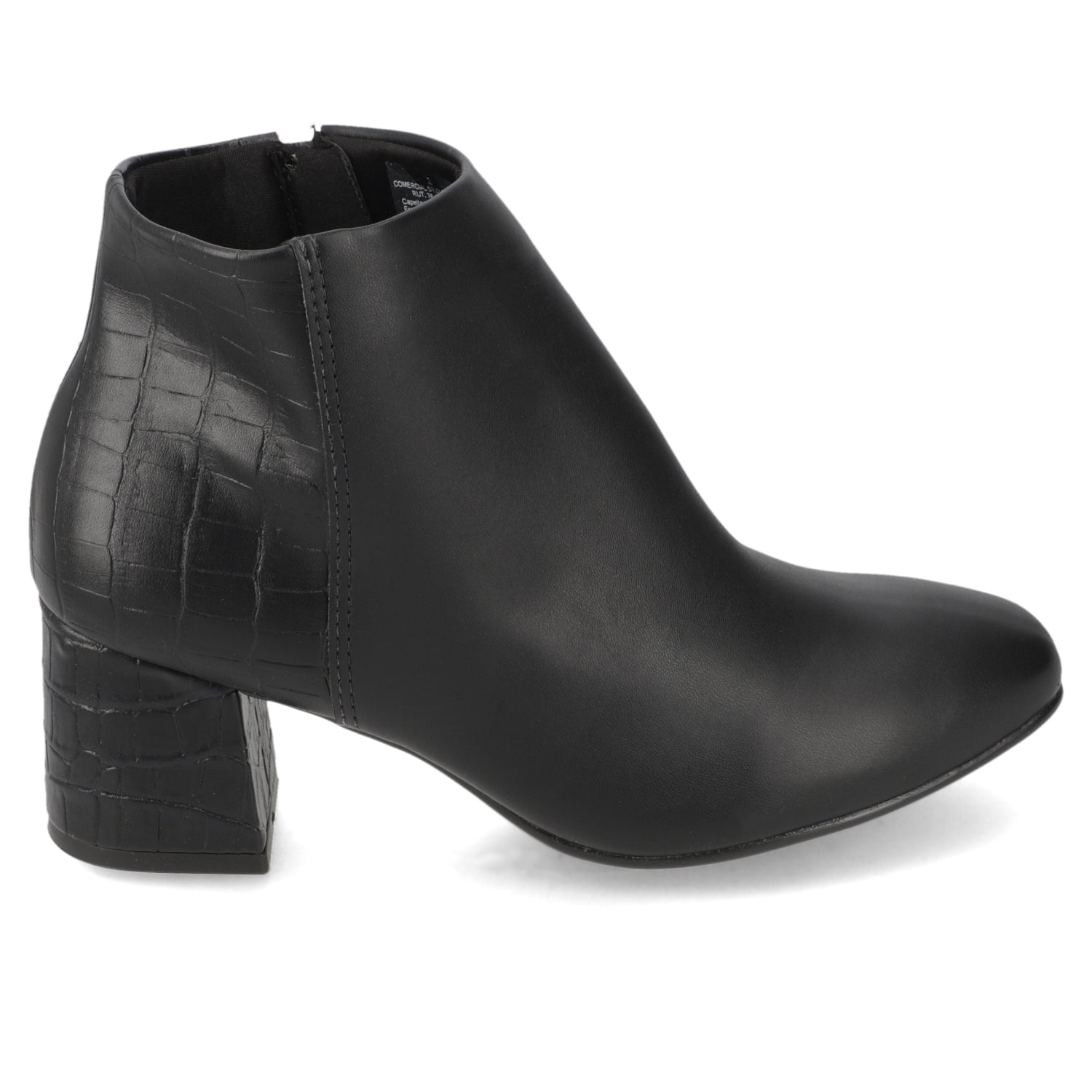 Botin Negro Beira Rio 35 / Negro
