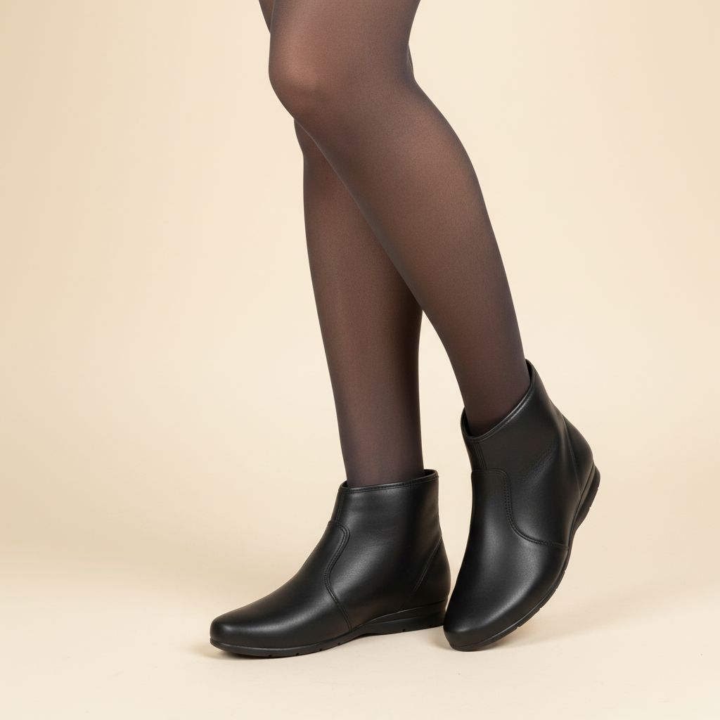 Botin Plano Negro Beira Rio 35 / Negro