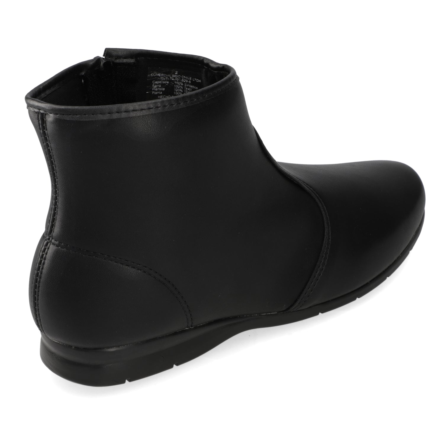 Botin Plano Negro Beira Rio 35 / Negro