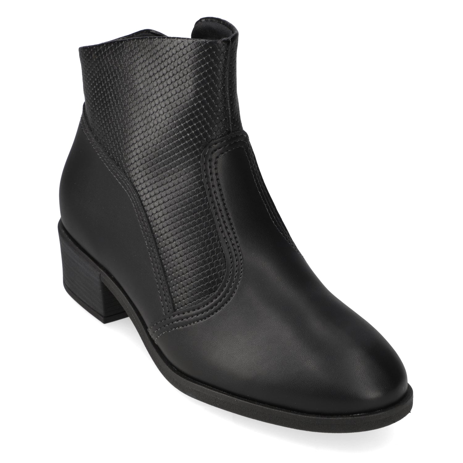 Botin Taco Ancho 3 cm Negro Beira Rio 35 / Negro