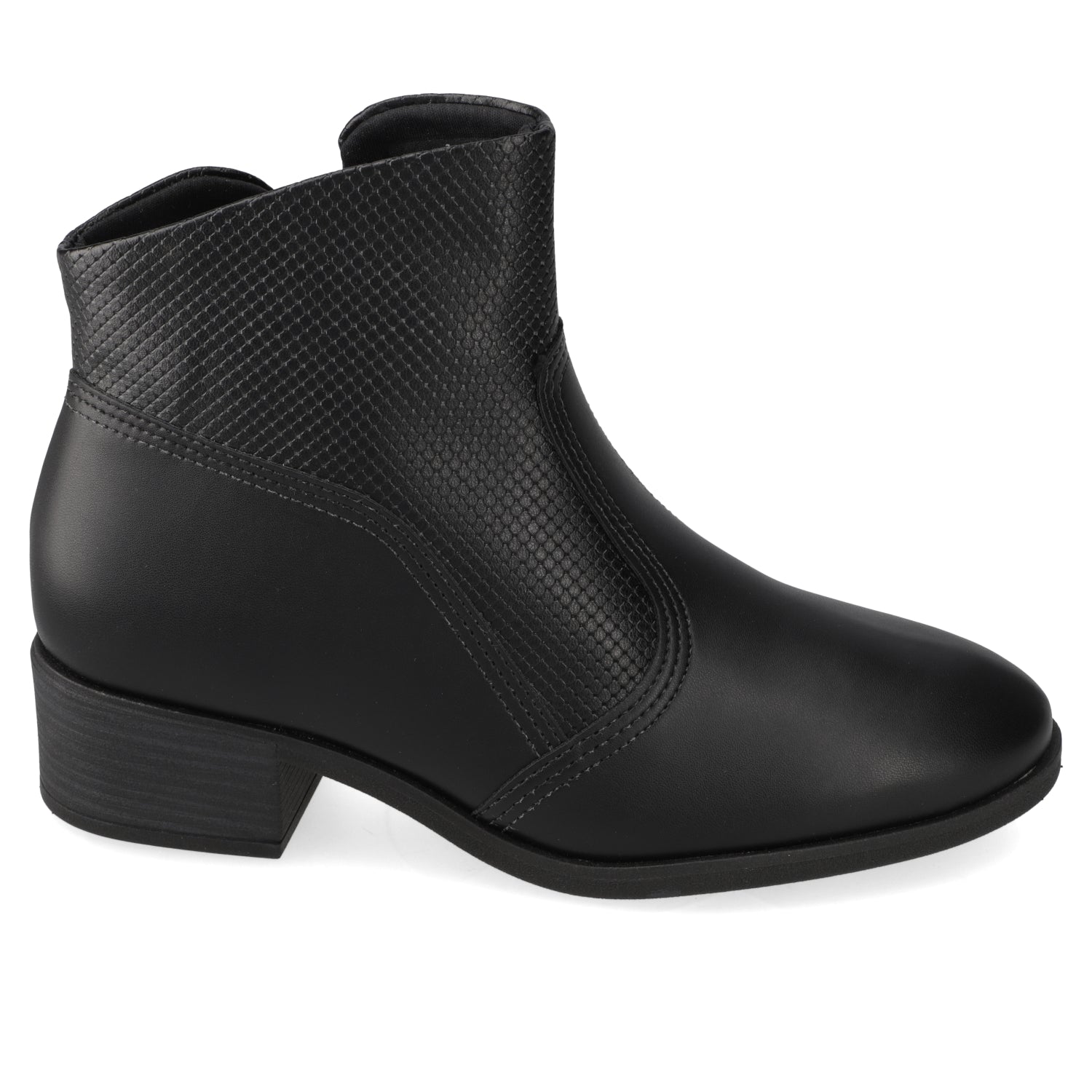 Botin Taco Ancho 3 cm Negro Beira Rio 35 / Negro