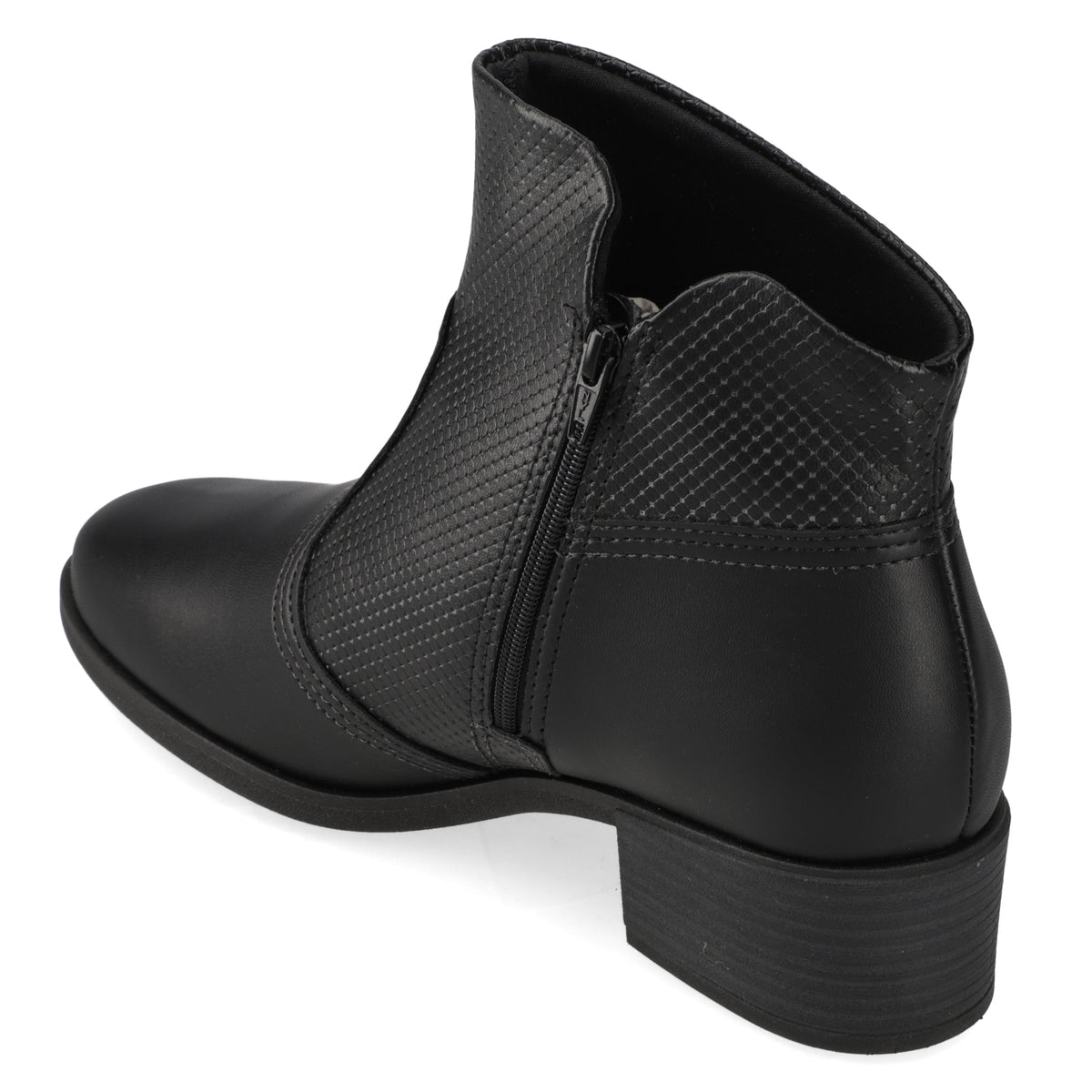Botin Taco Ancho 3 cm Negro Beira Rio 35 / Negro
