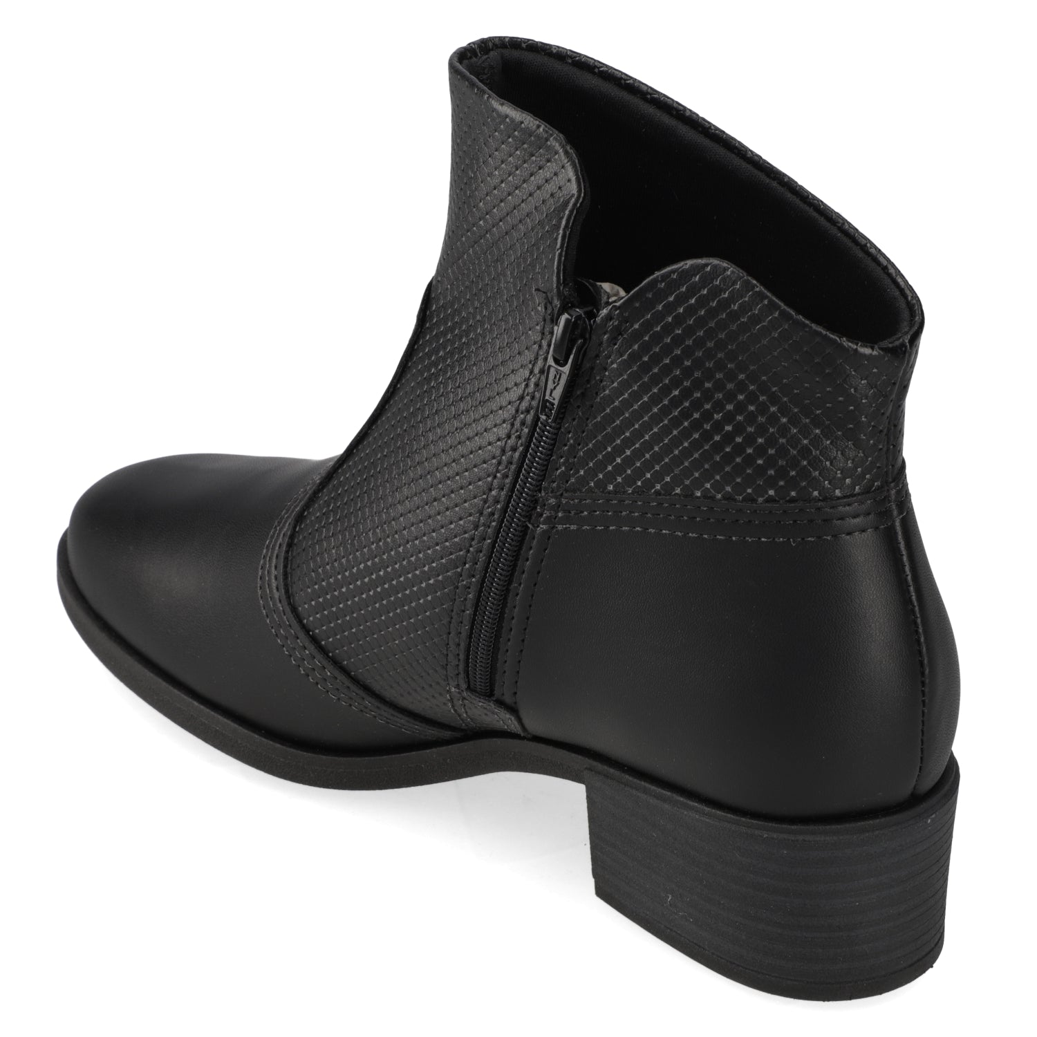Botin Taco Ancho 3 cm Negro Beira Rio 35 / Negro