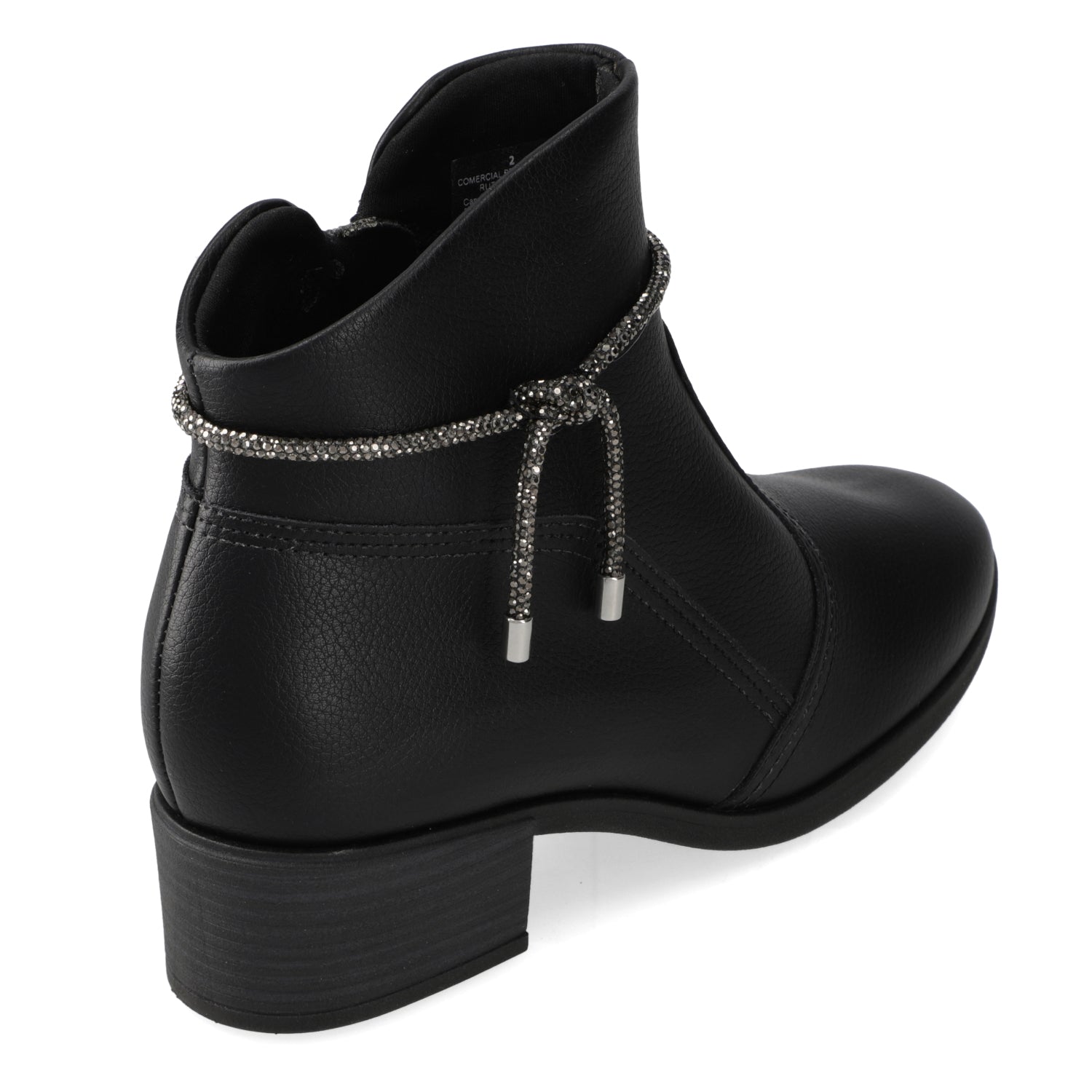 Botin Taco Ancho 3 cm Negro Beira Rio 35 / Negro