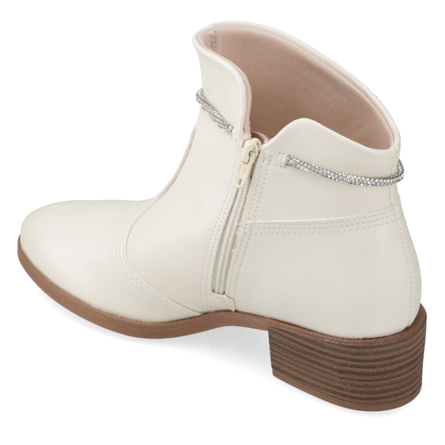 Botin Taco Ancho 3 cm Blanco Beira Rio 35 / Blanco