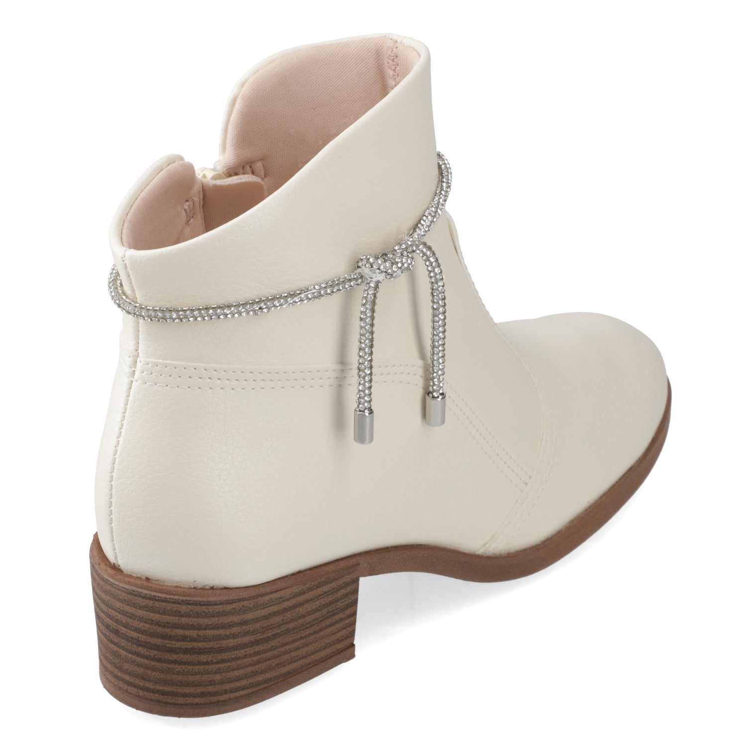 Botin Taco Ancho 3 cm Blanco Beira Rio 35 / Blanco