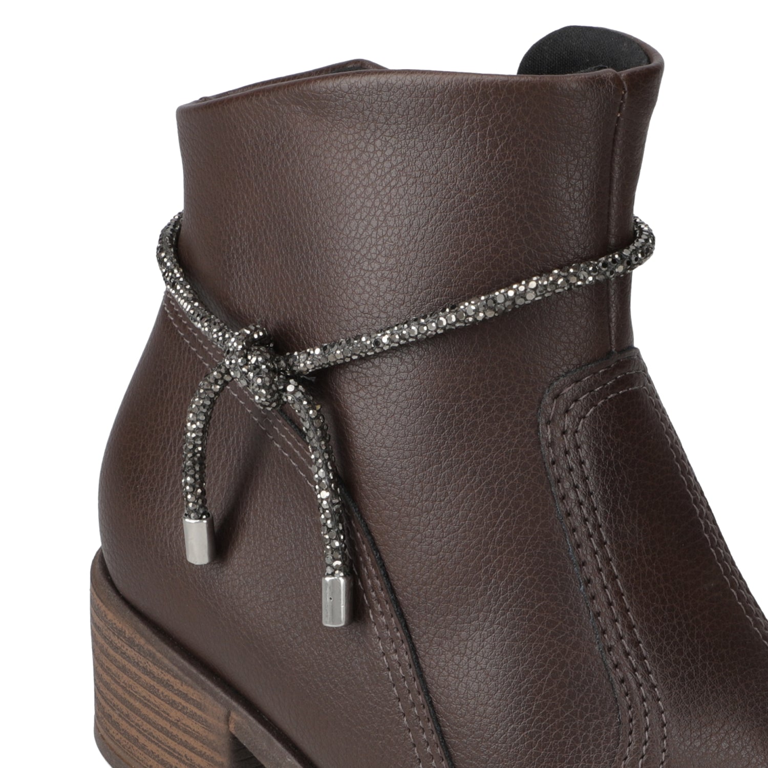 Botin Taco Ancho 3 cm Café Beira Rio 35 / Café