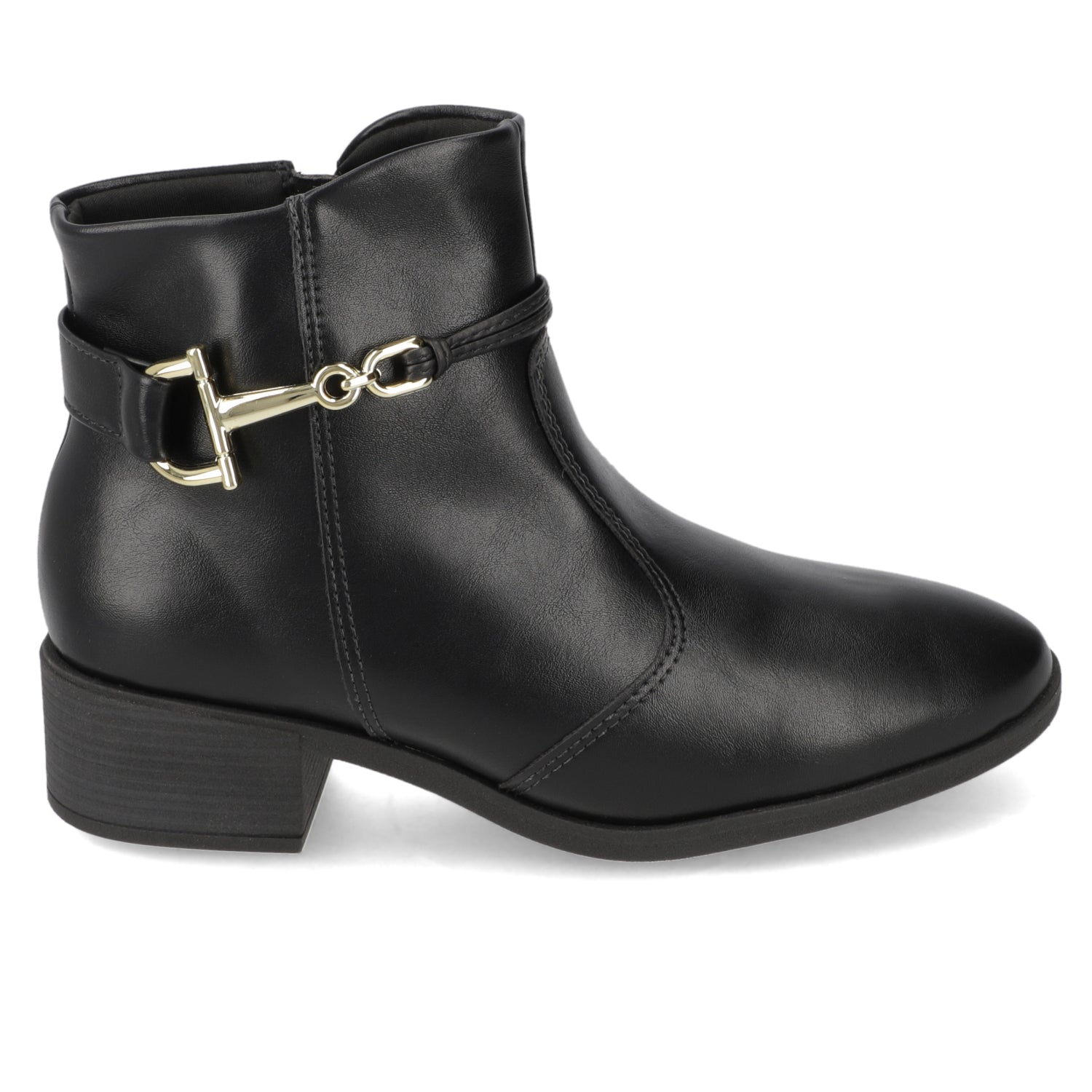 Botin Negro Beira Rio 35 / Negro
