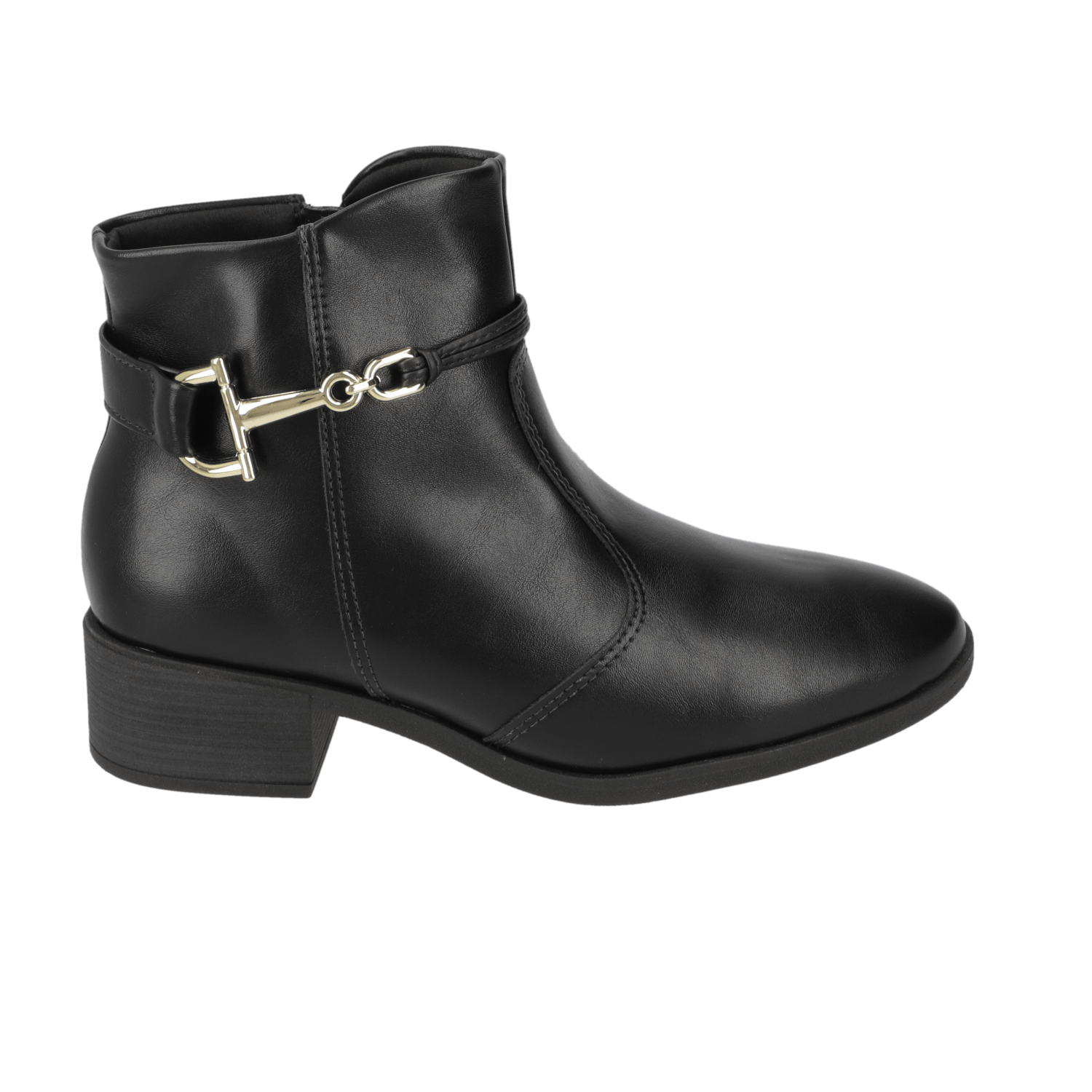 Botin Negro Beira Rio 35 / Negro