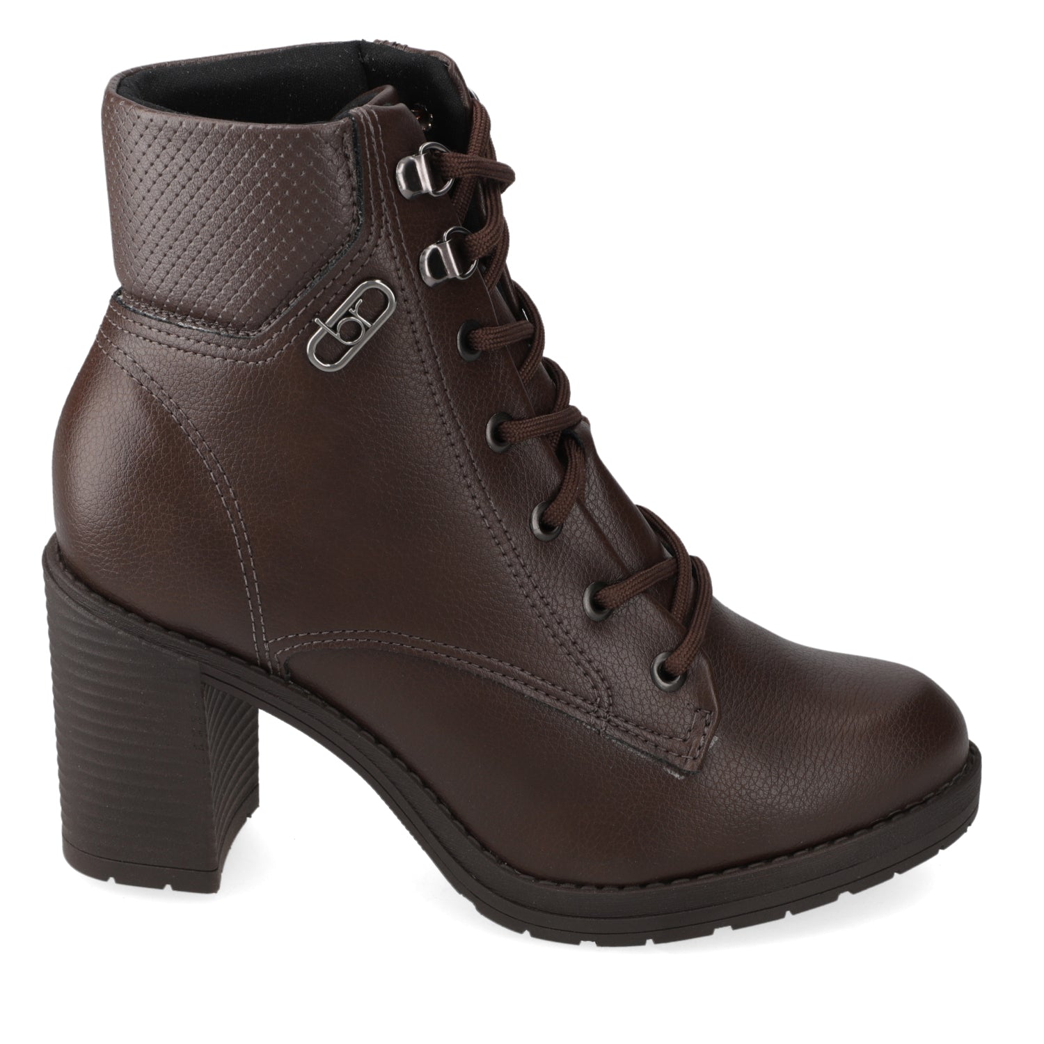 Botin Taco Ancho 7 cm Café Beira Rio 35 / Café