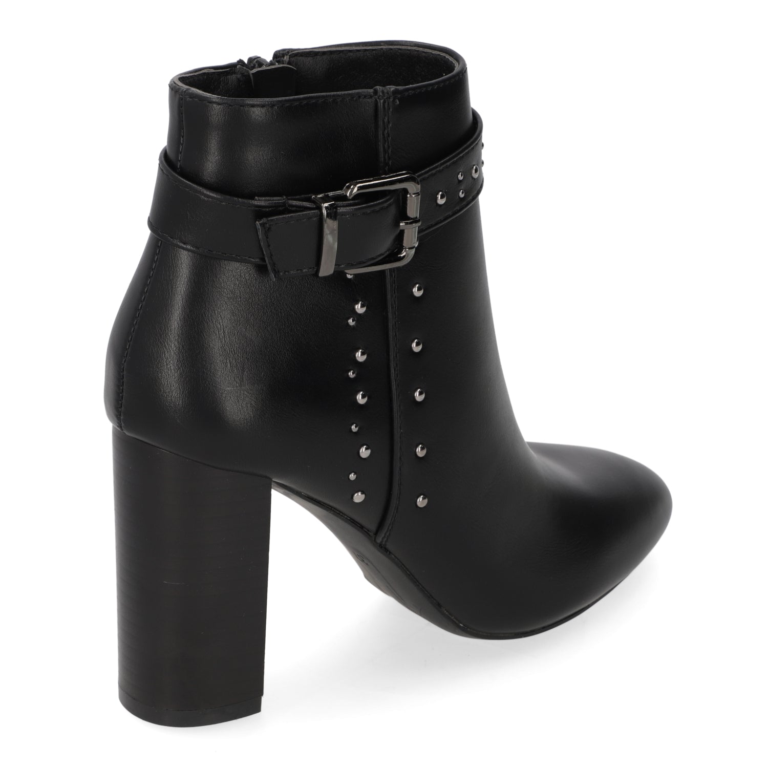 Botin Taco Ancho 10 cm Negro Agua de Coco 35 / Negro