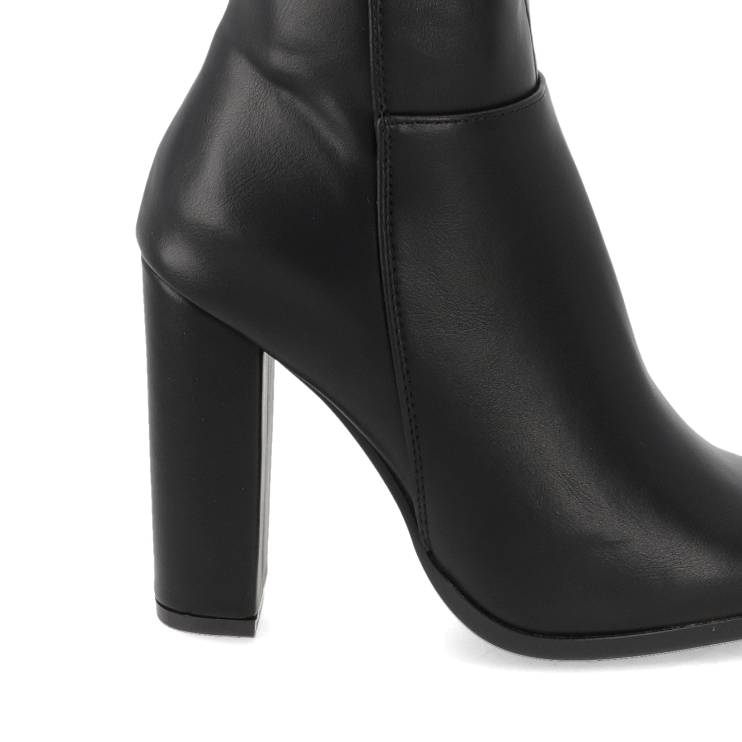 Bota Taco Ancho 10 cm Negro New Walk