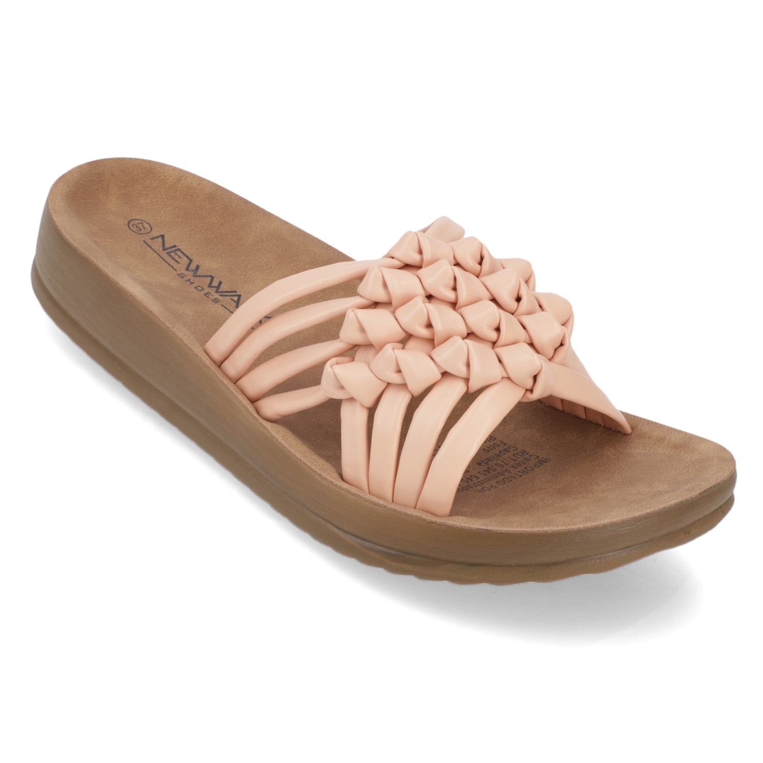 Sandalia Plana Nude New Walk Ecocuero 35 / Nude