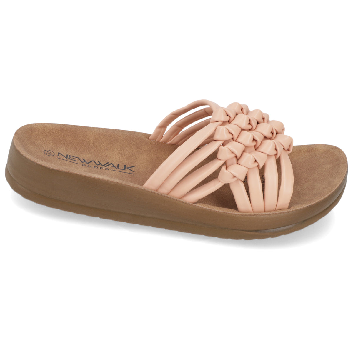 Sandalia Plana Nude New Walk Ecocuero 35 / Nude
