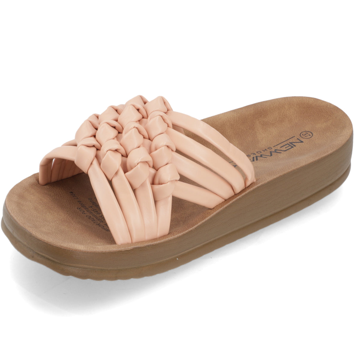 Sandalia Plana Nude New Walk Ecocuero 35 / Nude