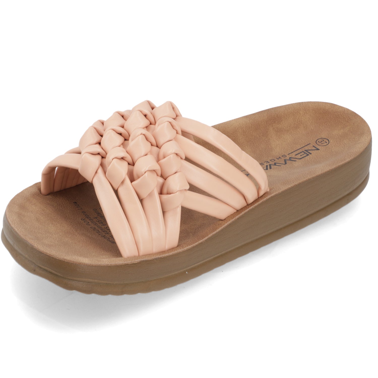 Sandalia Plana Nude New Walk Ecocuero 35 / Nude