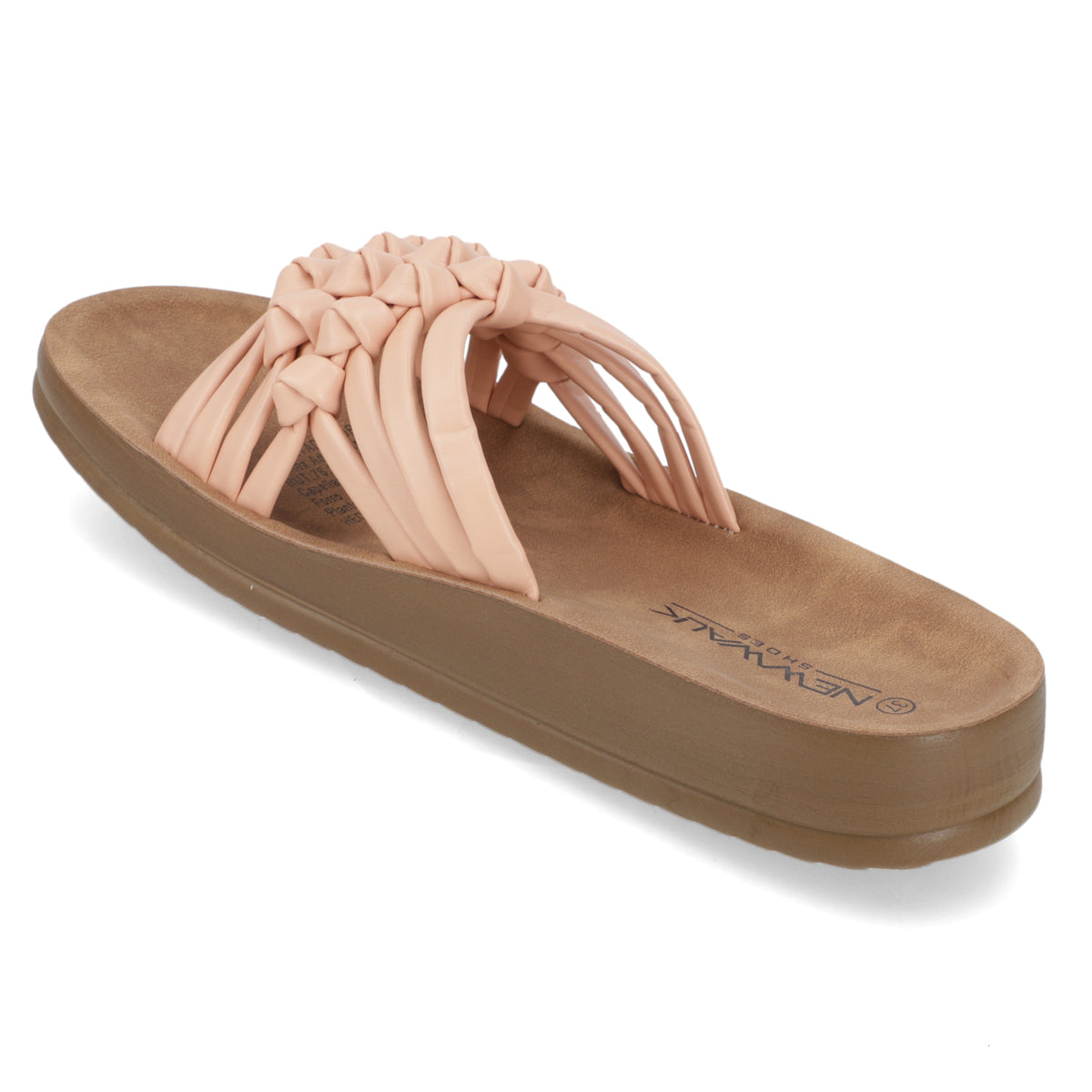 Sandalia Plana Nude New Walk Ecocuero 35 / Nude