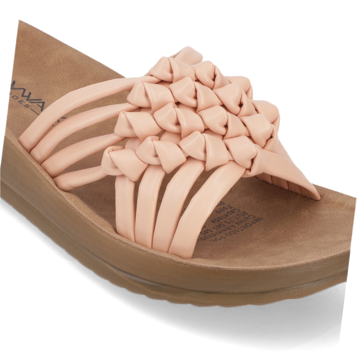 Sandalia Plana Nude New Walk Ecocuero 35 / Nude