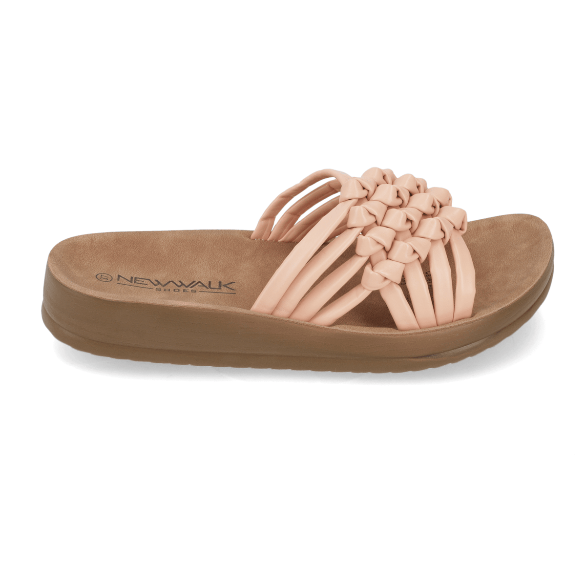 Sandalia Plana Nude New Walk Ecocuero 35 / Nude