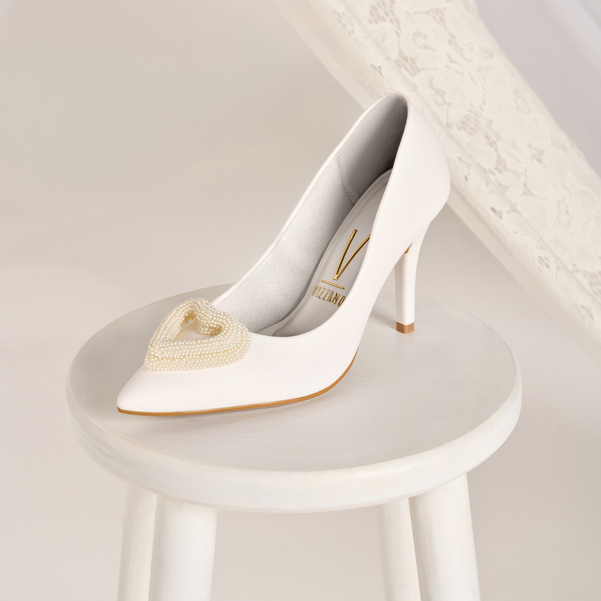Stiletto de Novia Blanco Vizzano