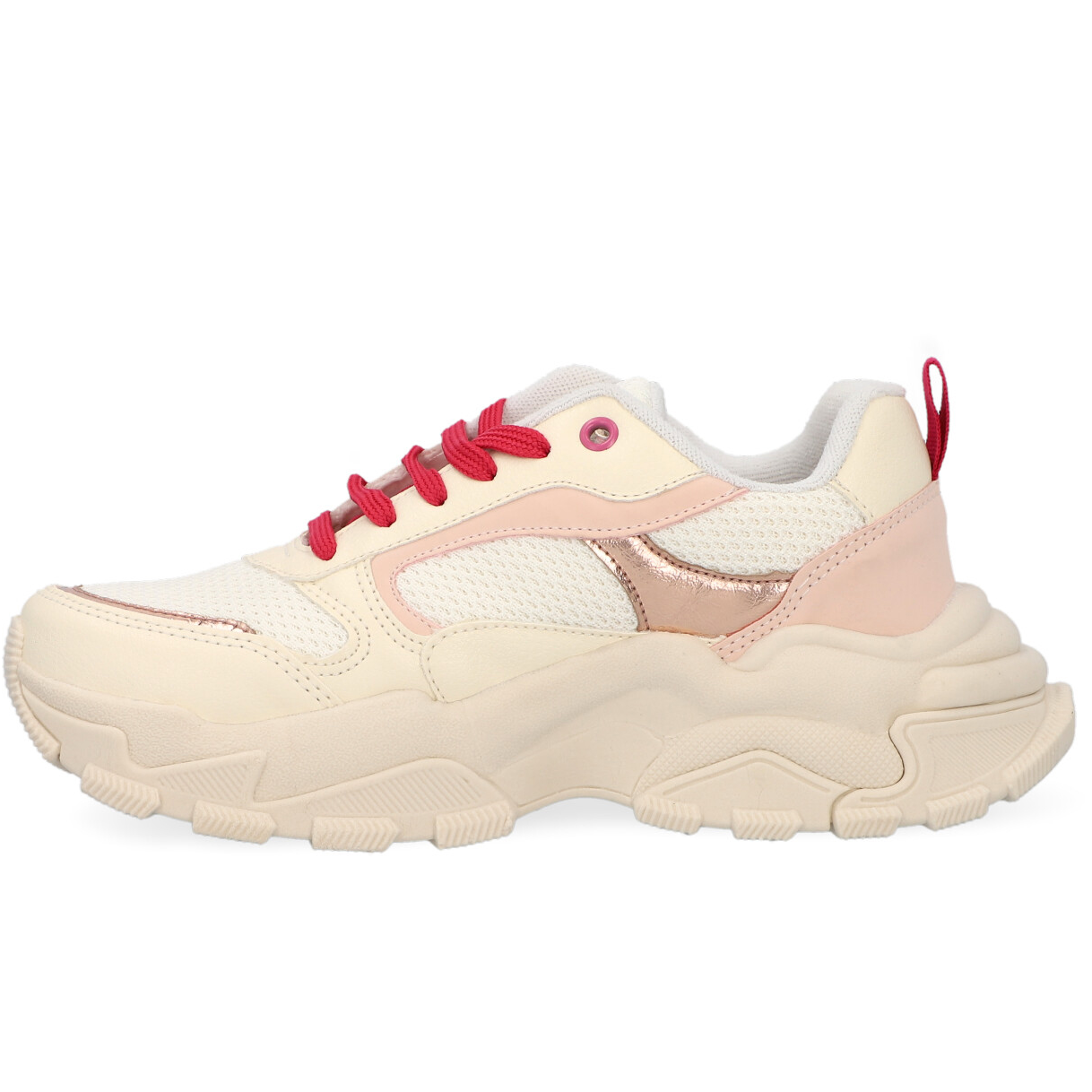 Zapatilla BKR Blanco Off Rose A6070B-OFFWHITE_ROSE