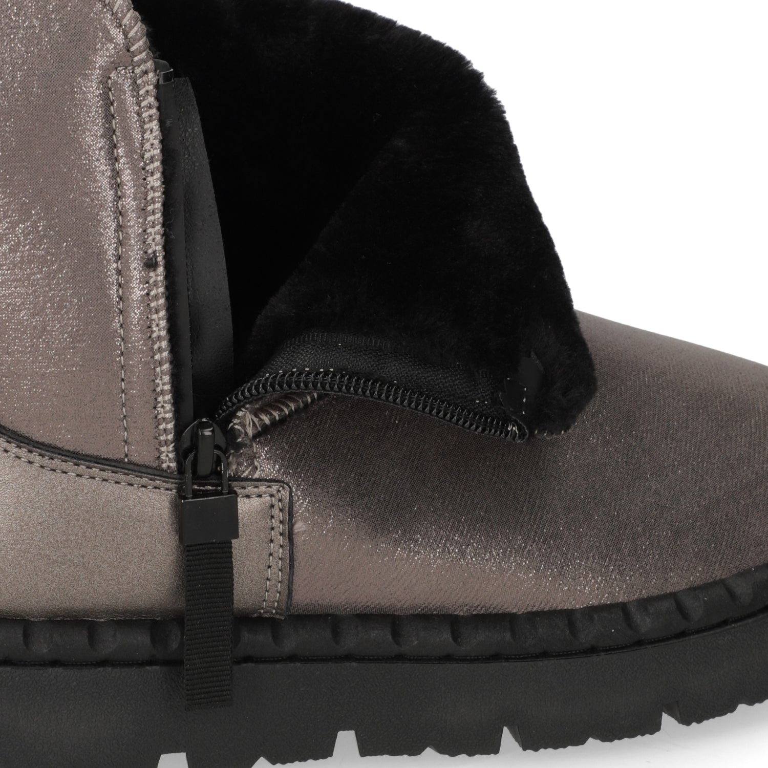 Botas Planas Bronce Agua de Coco 35 / Bronce