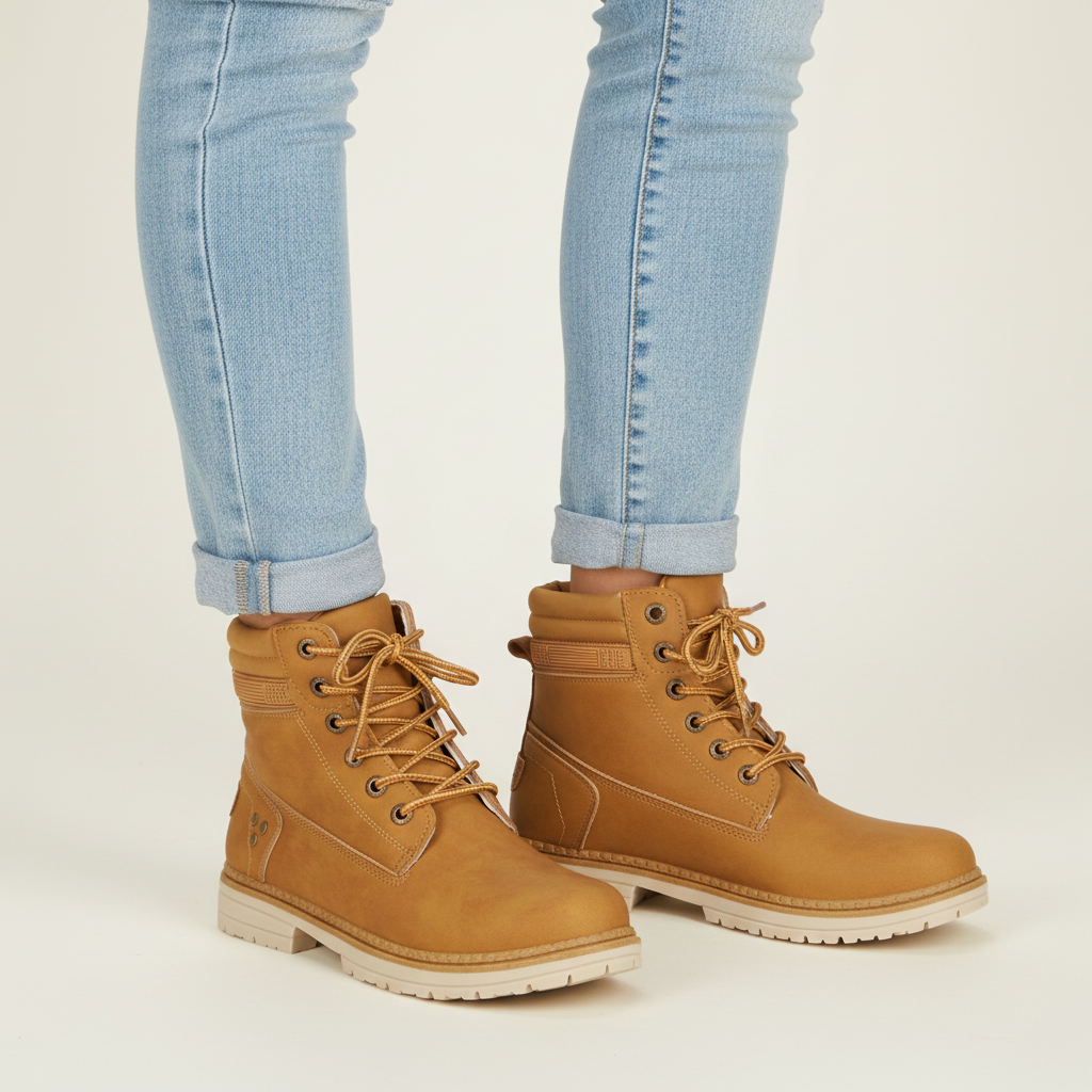 Botínes Planos Camel Dorette