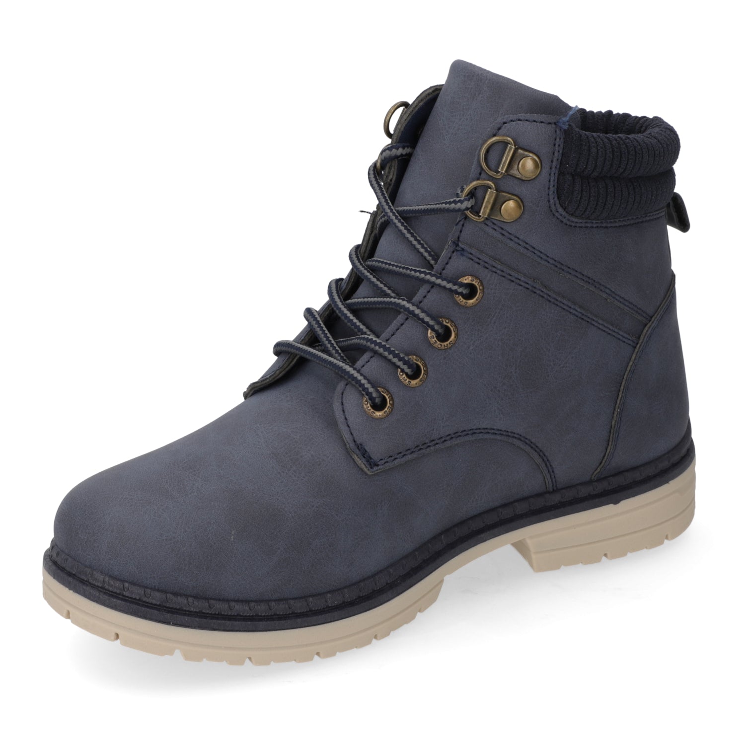 Botines Planos Azul Marino Dorette 35 / Azul Marino