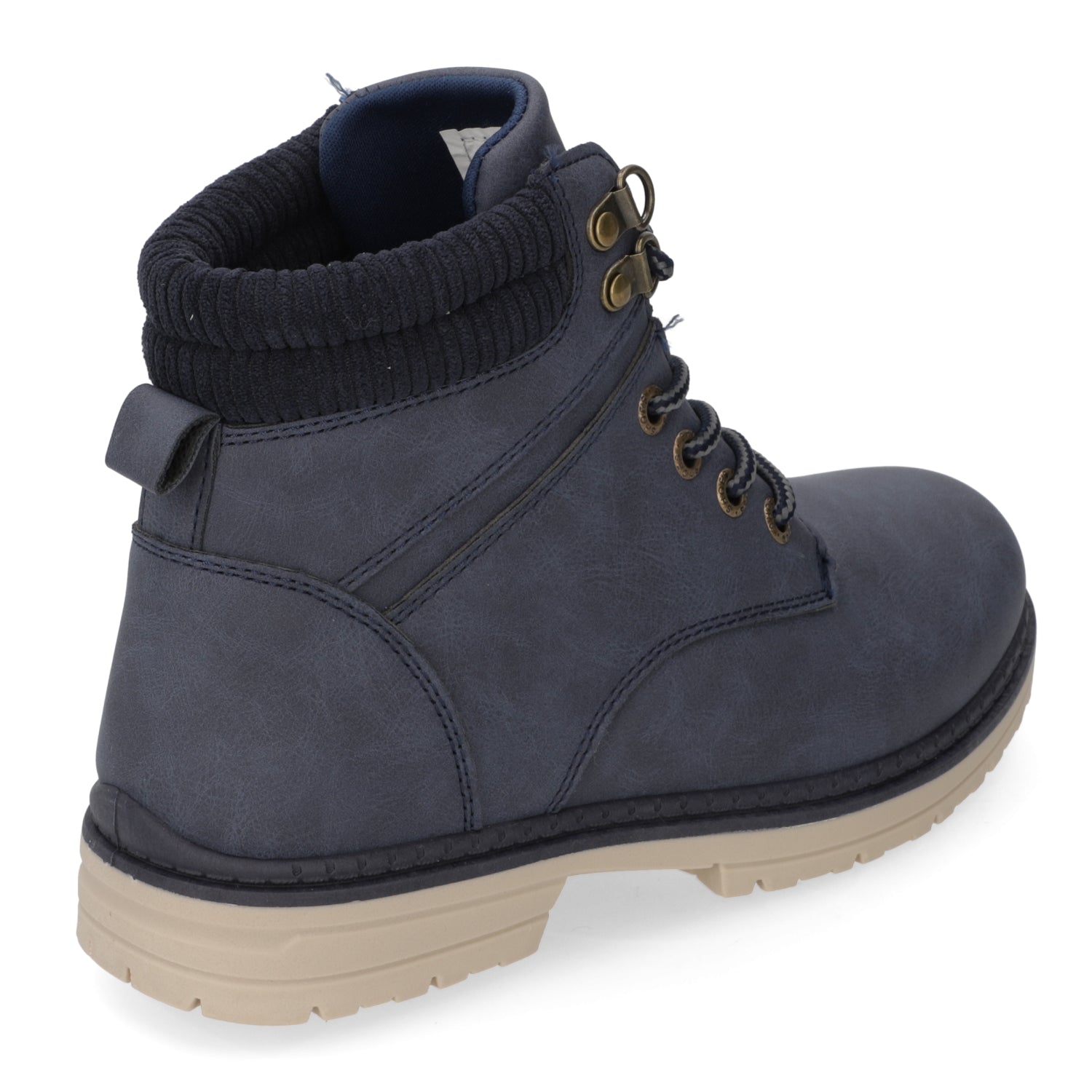 Botines Planos Azul Marino Dorette 35 / Azul Marino