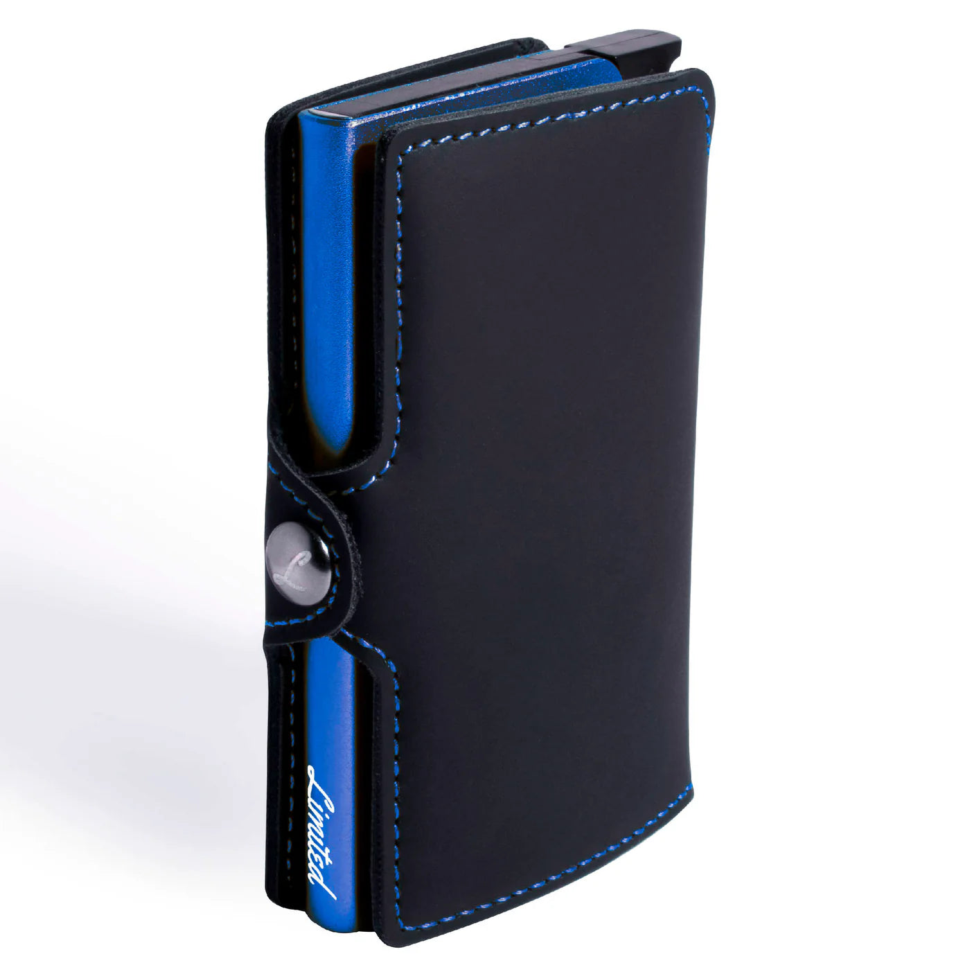 Billetera Slim Black Blue Limited