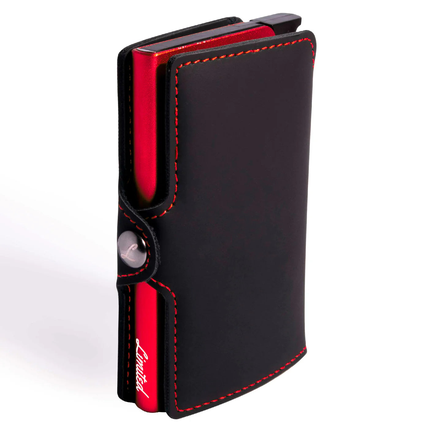 Billetera Slim Black Red Limited
