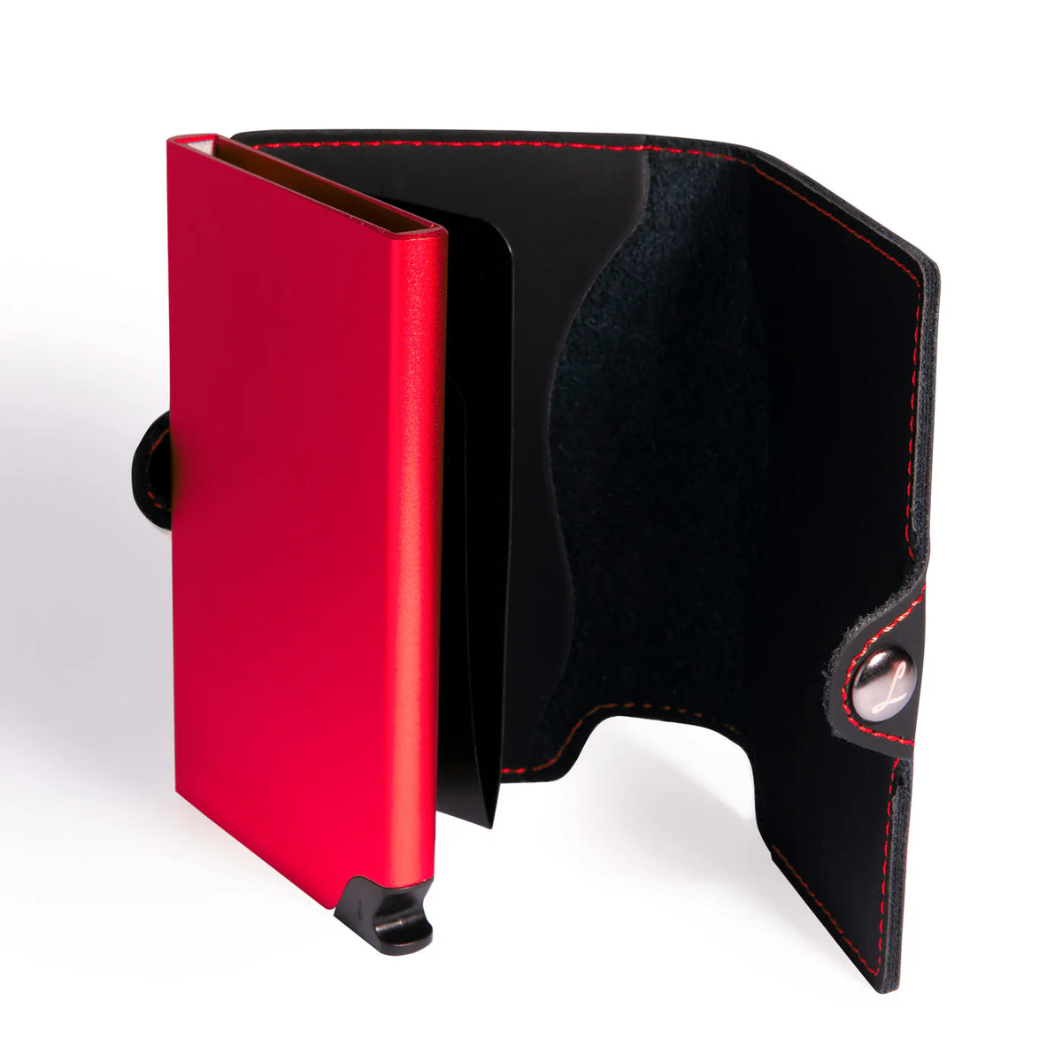 Billetera Slim Black Red Limited