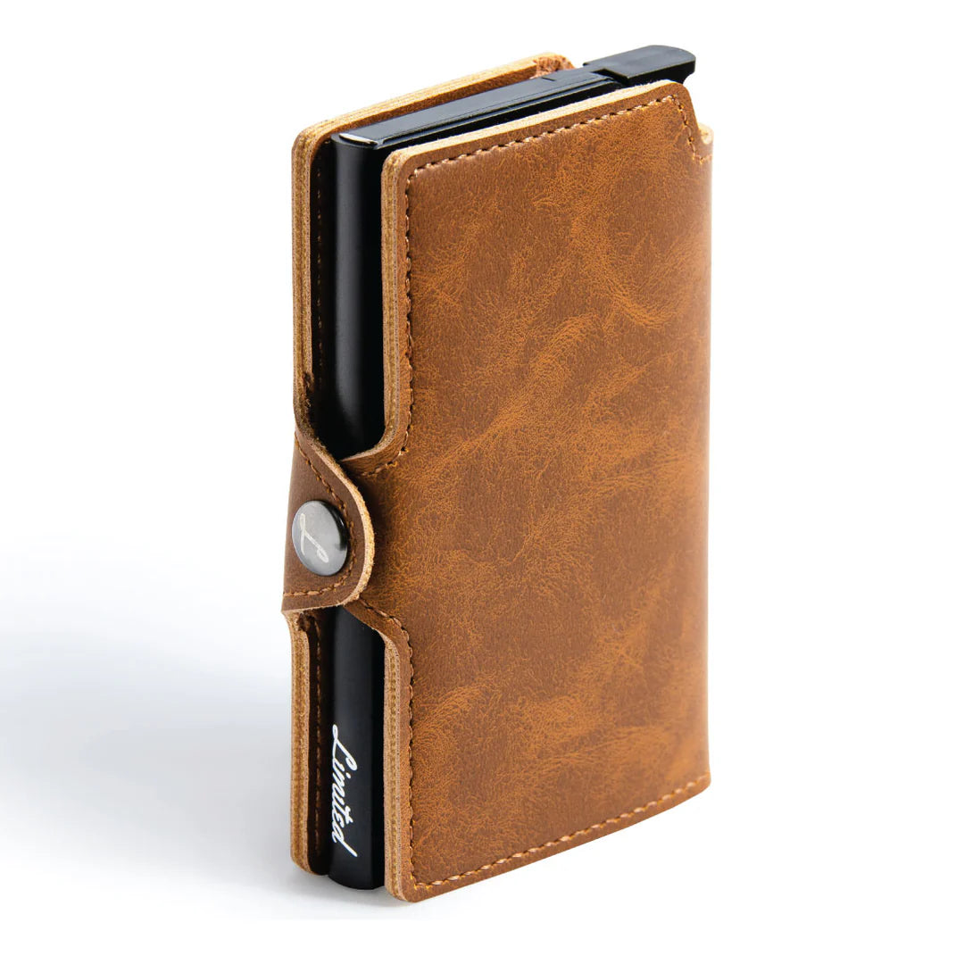 Billetera Slim Brown and black Limited