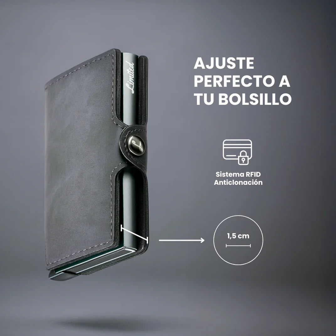 Billetera Slim Gray Limited