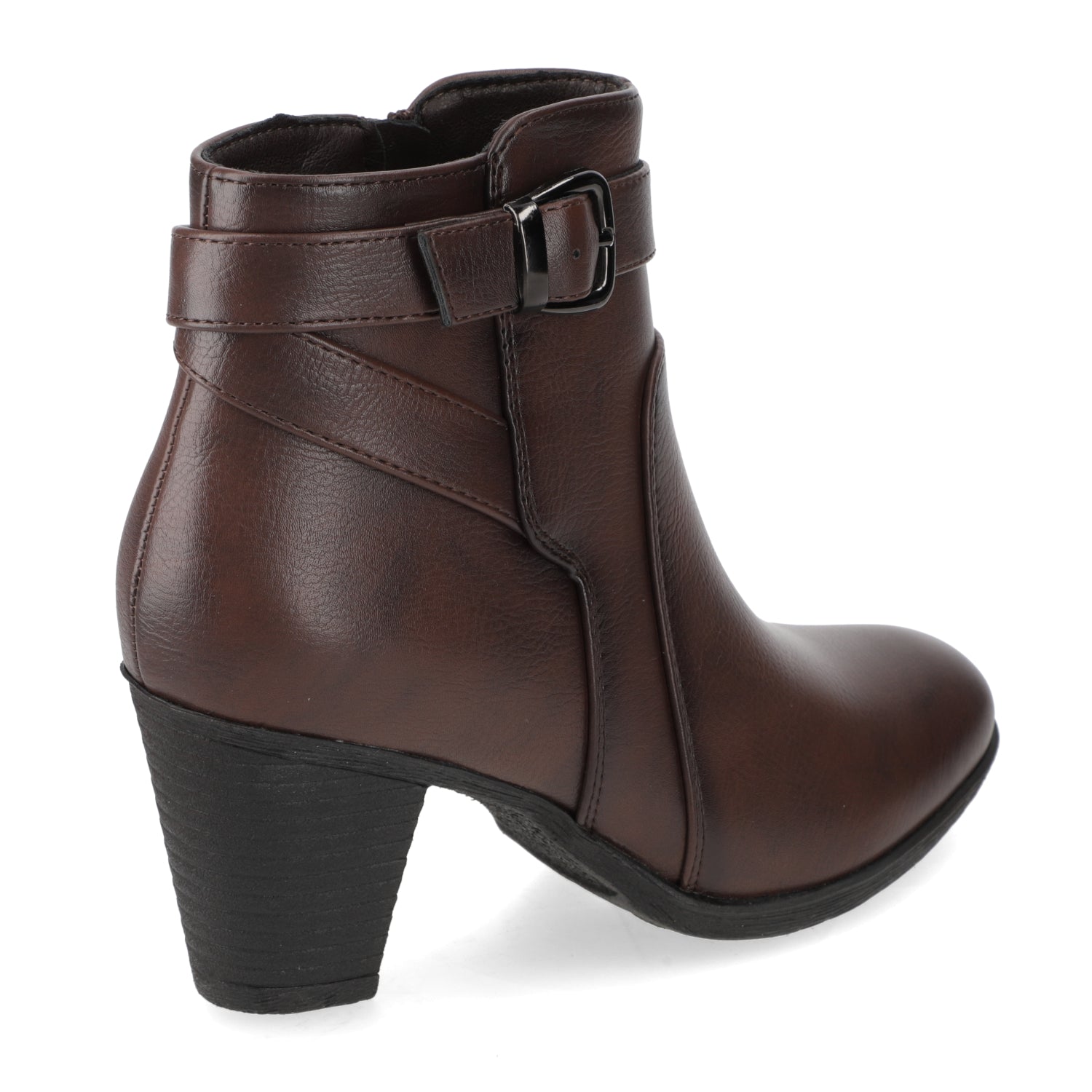 Botin Taco Ancho 7 cm CafŽ Agua de Coco 35 / CafŽ