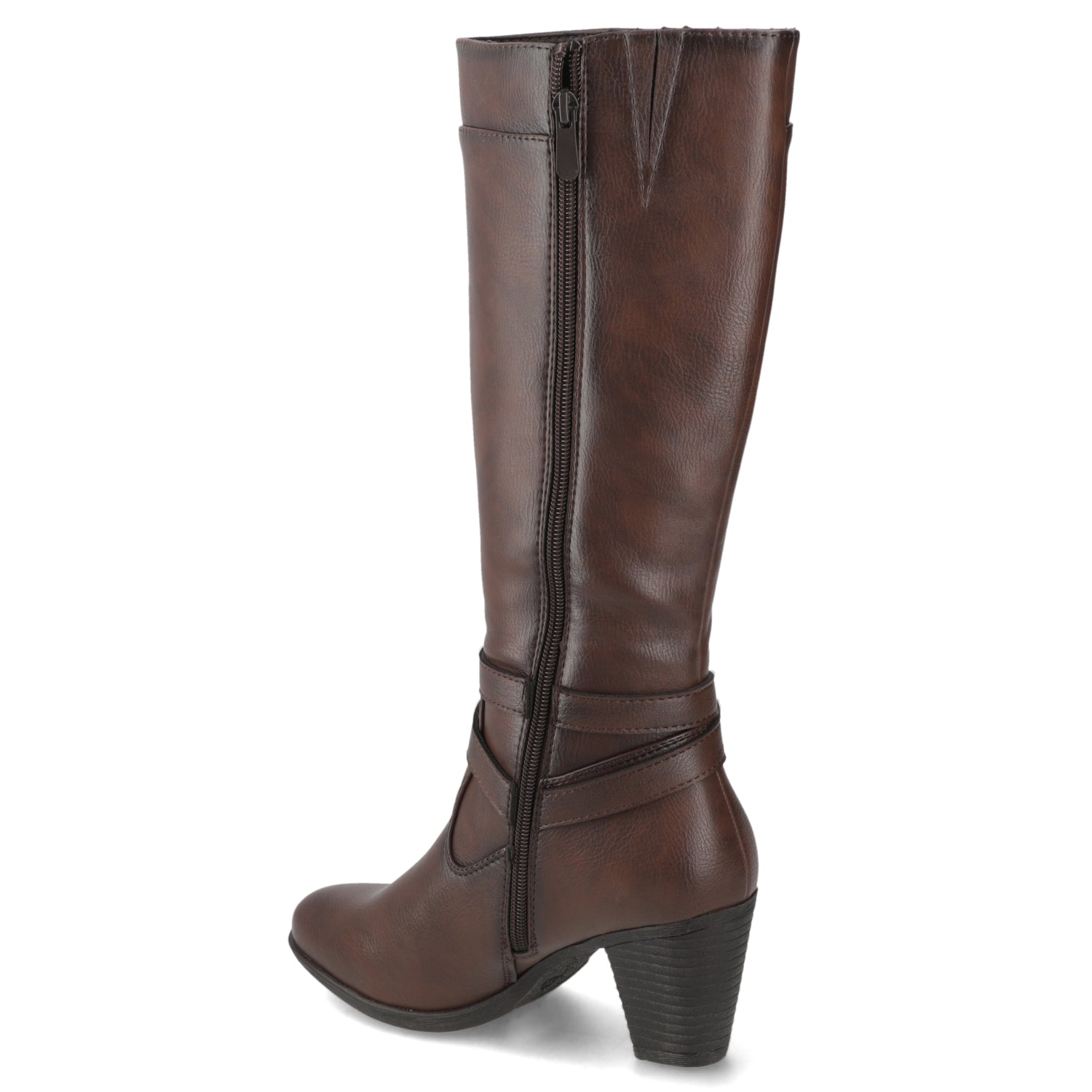 Bota Taco Ancho Café Dorette