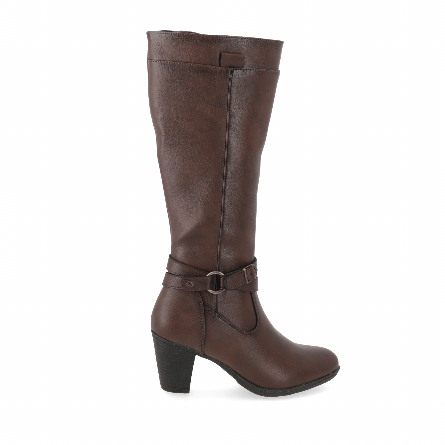 Bota Taco Ancho 7 cm CafŽ New Walk 35 / Café