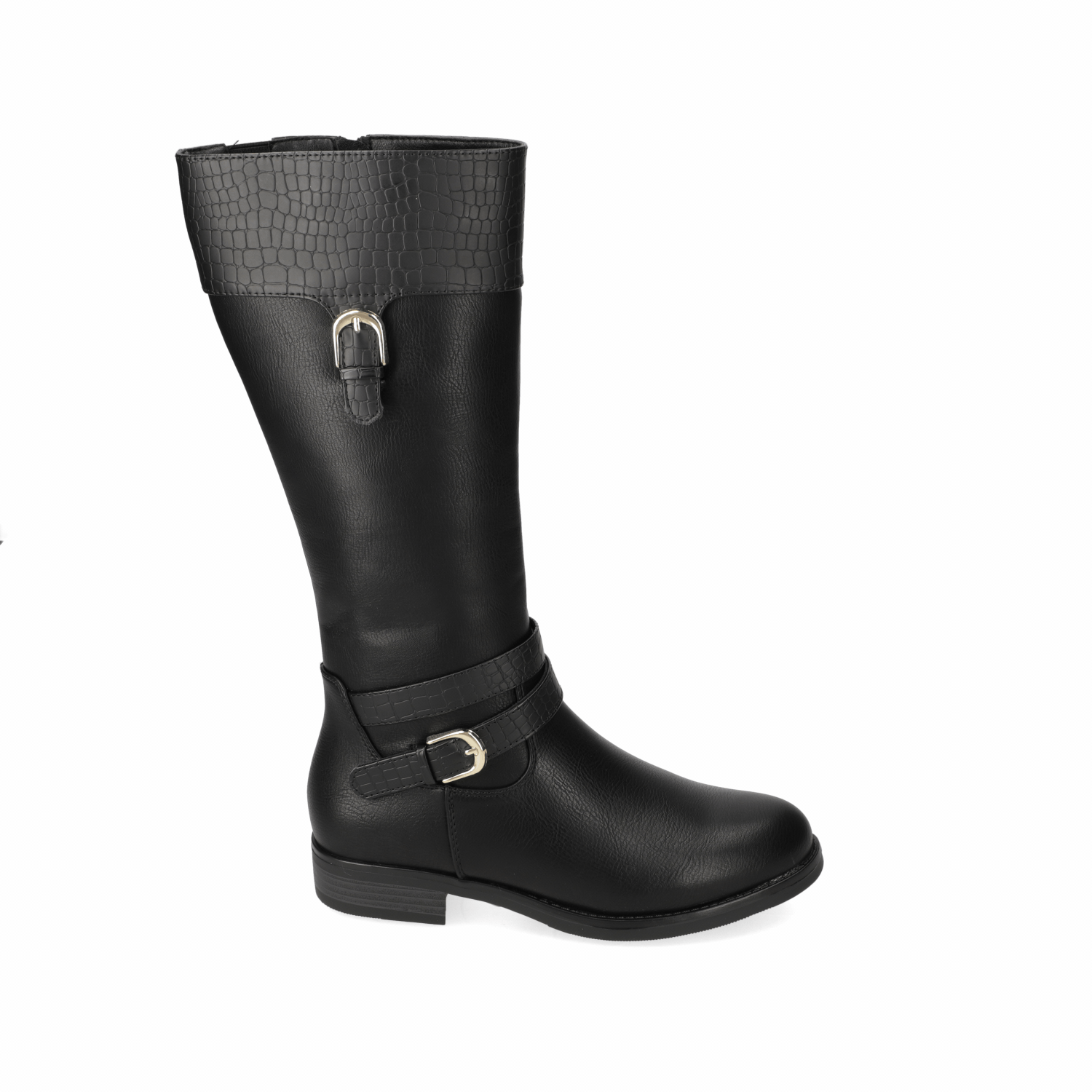 Botas Planas Negro Agua de Coco 35 / Negro